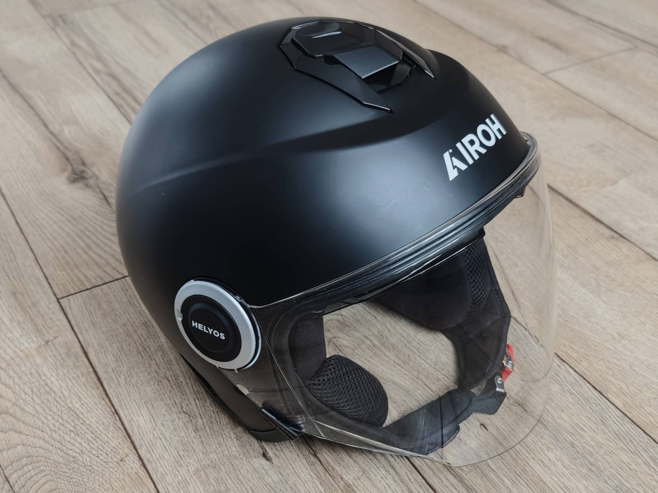Kask otwarty AIROH HELYOS czarny mat rozmiar M