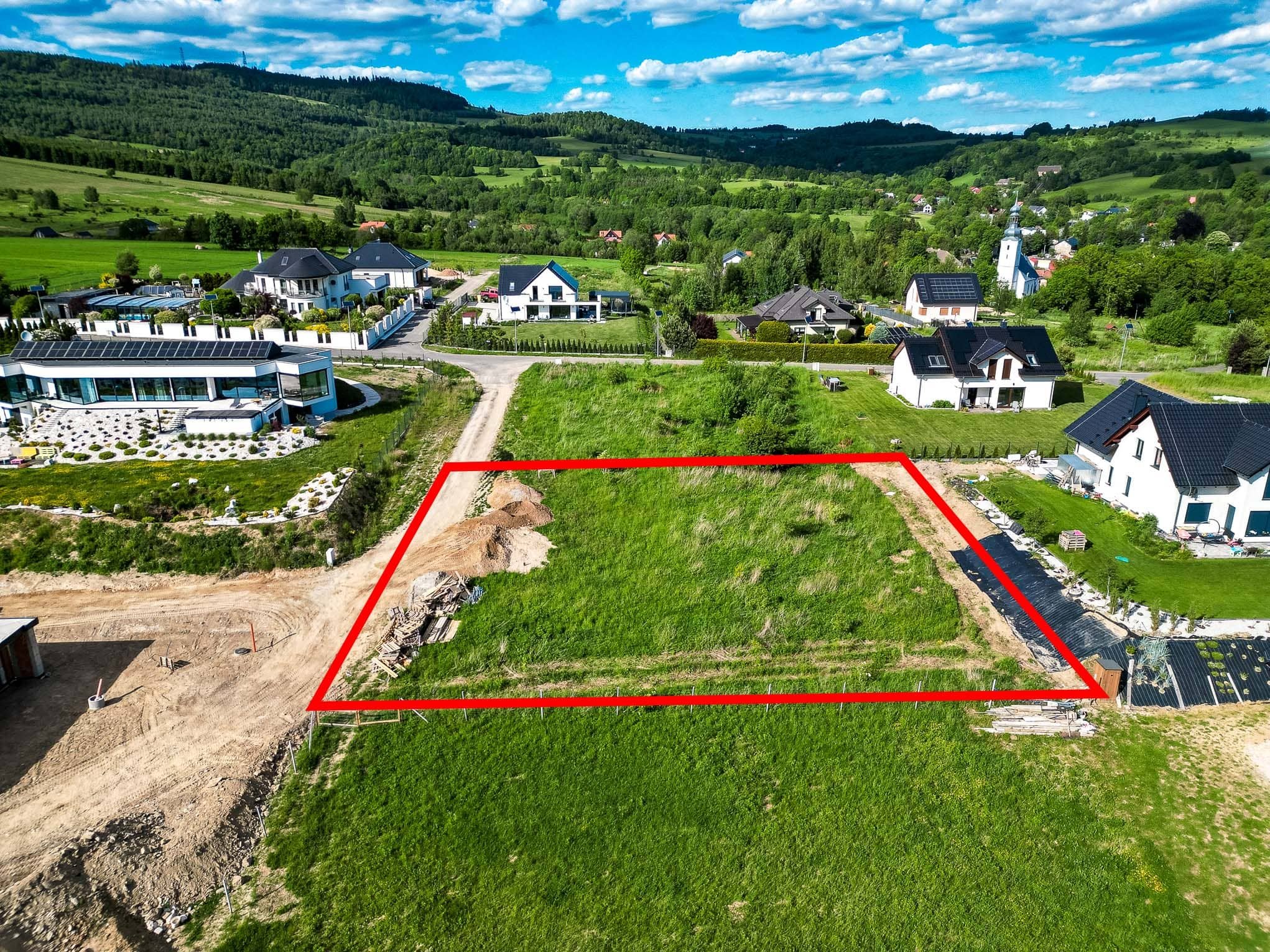 Działka widokowa 1295m² Dziwiszów, MPZP