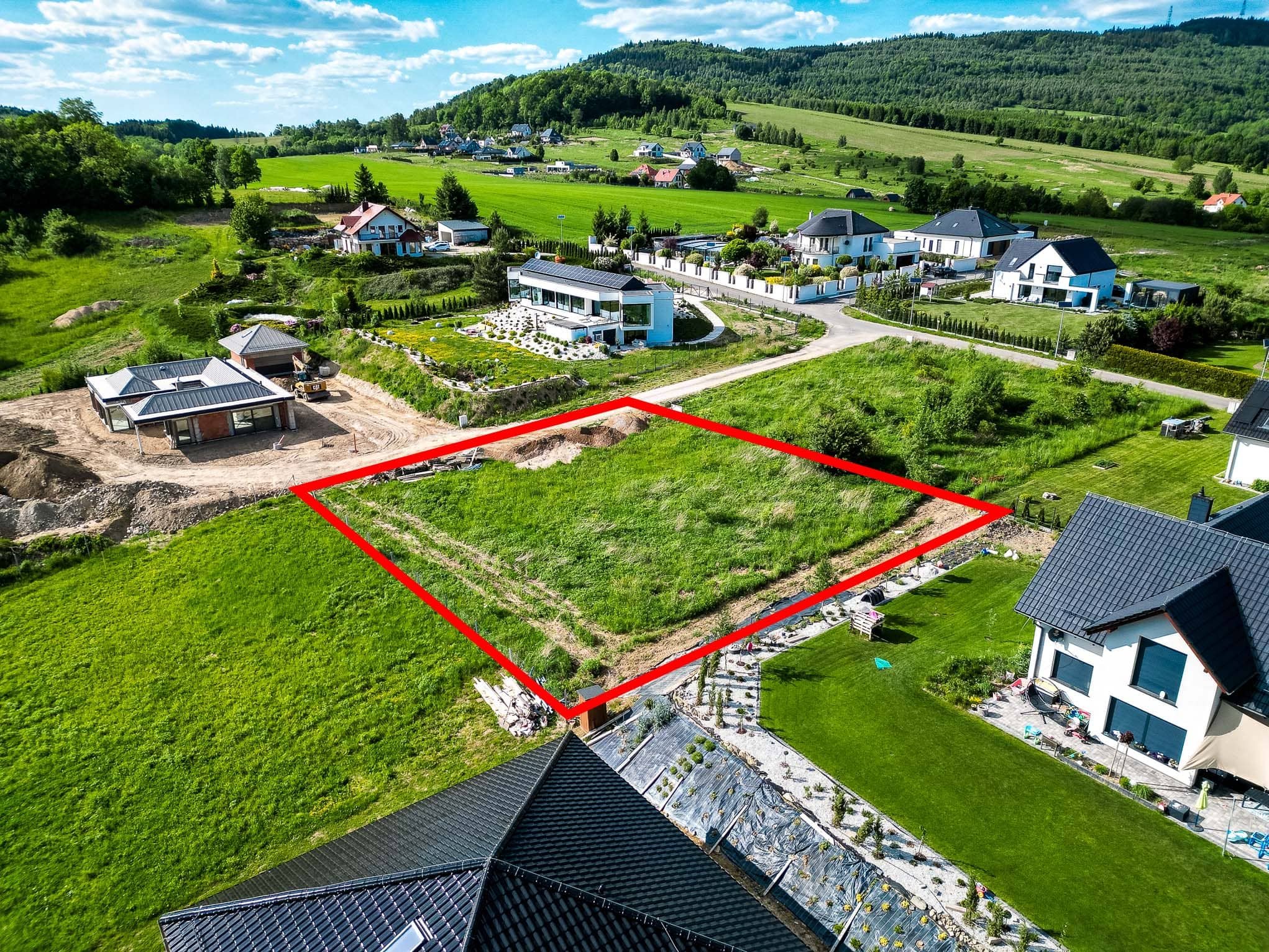 Działka widokowa 1295m² Dziwiszów, MPZP