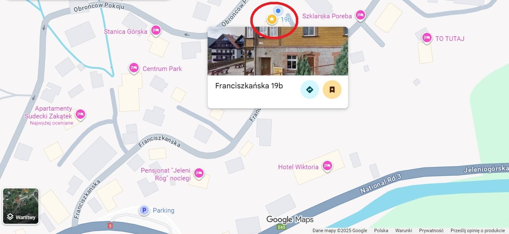 Szkl.P. Sprzedam Willę z apartamentami na wynajem