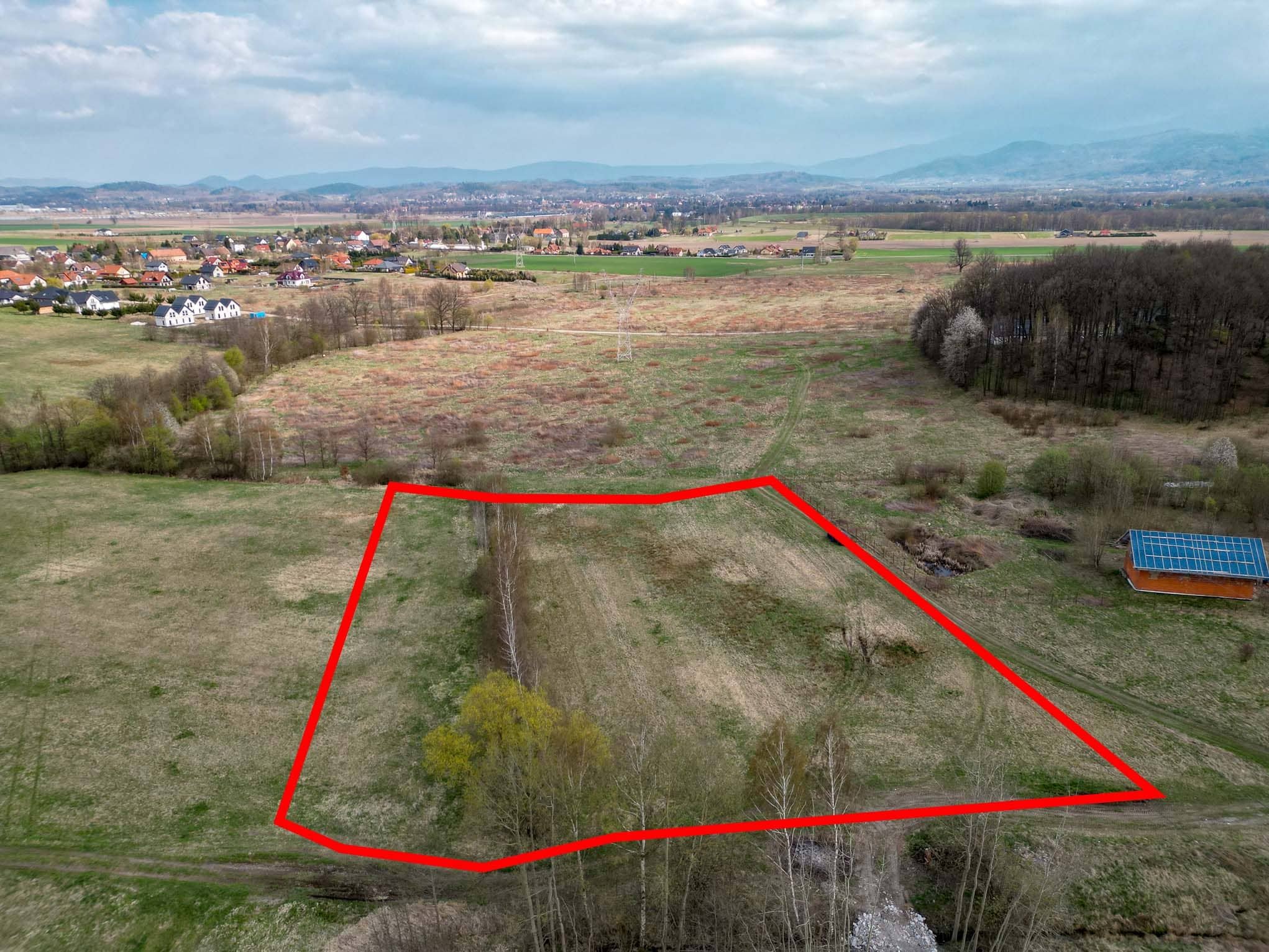 Wojcieszyce: Działka 7300 m² MPZP
