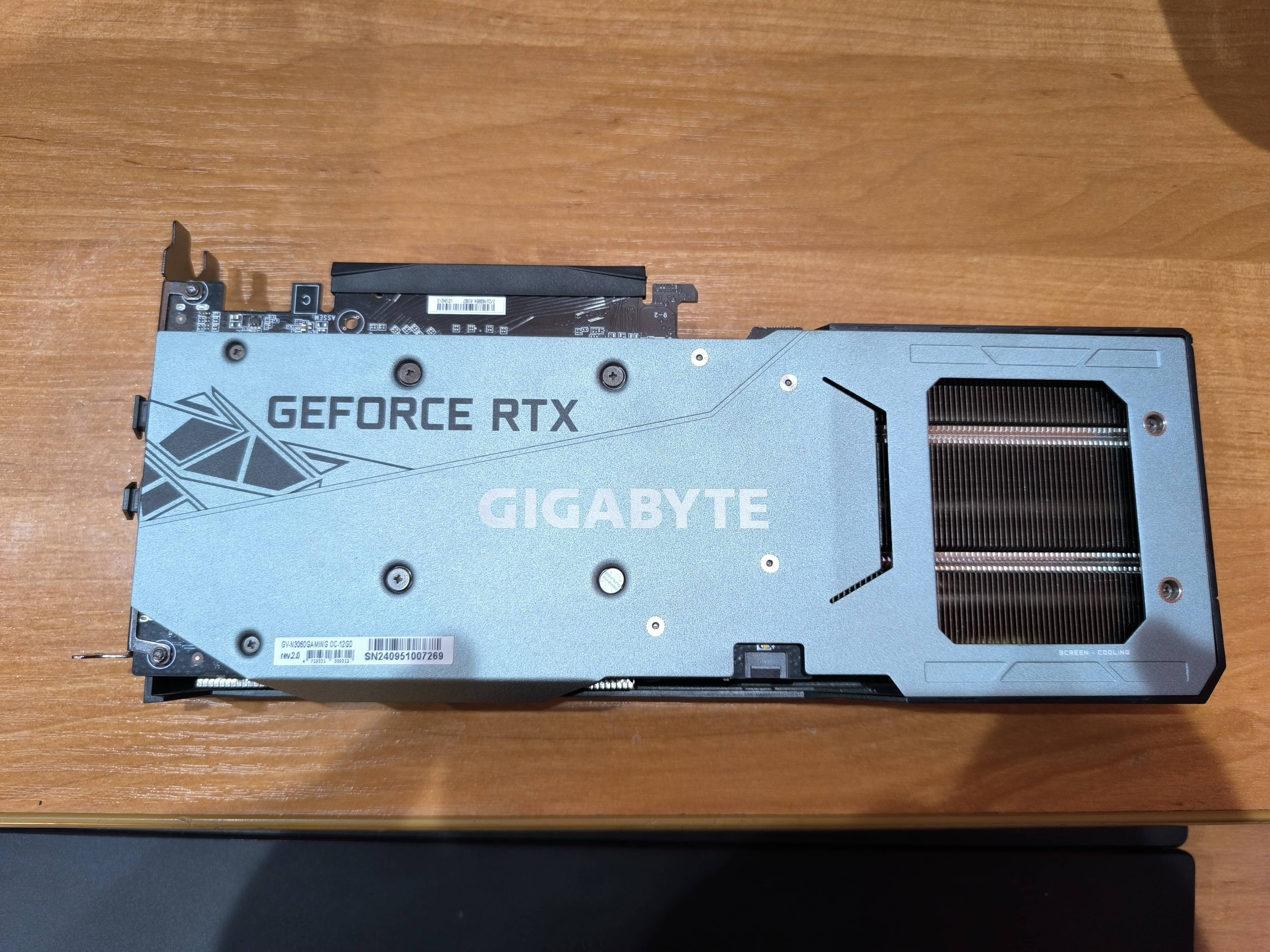 Nvidia GeForce RTX3060 Gaming OC 12 GB (Gigabyte)