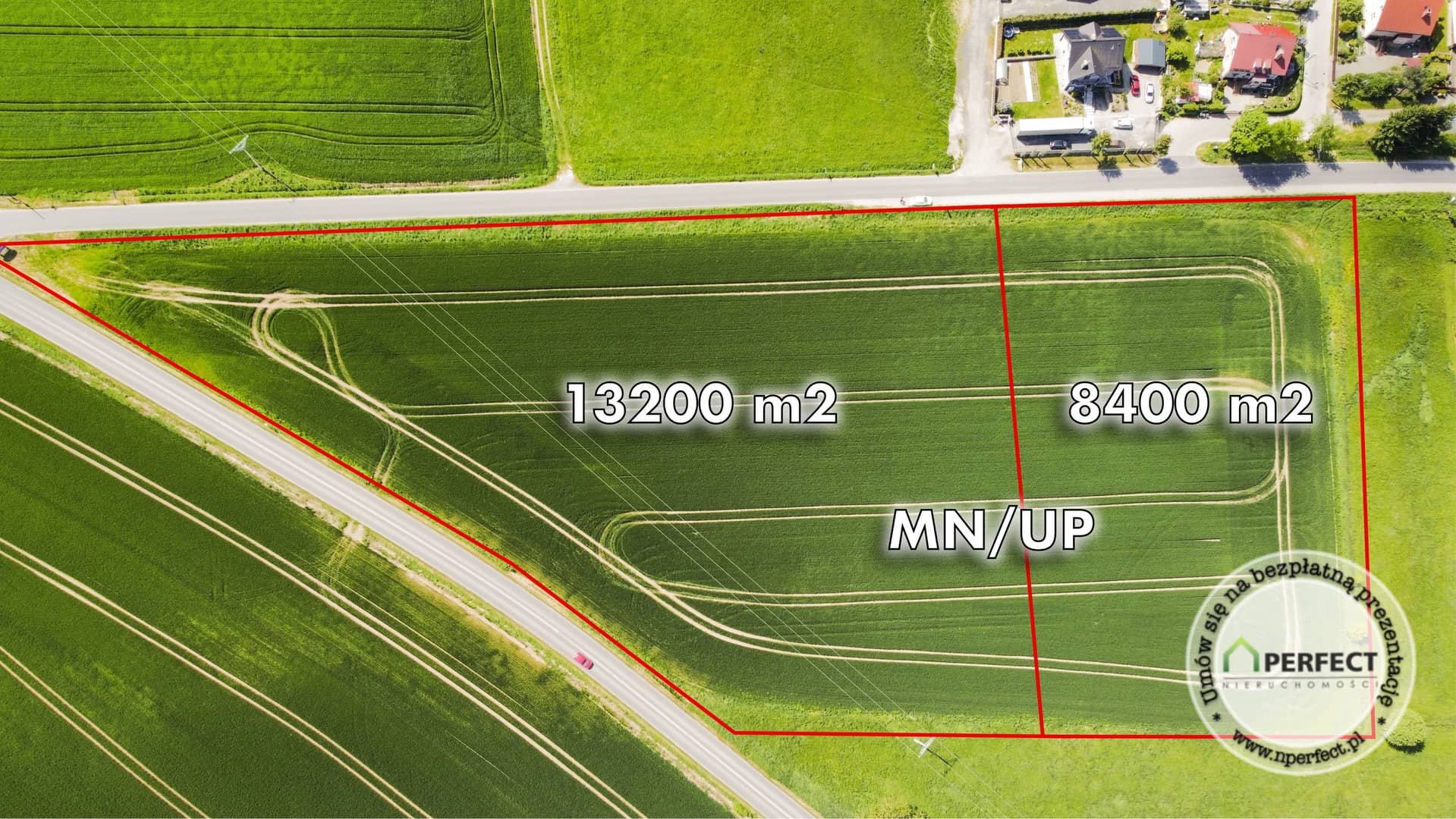 Działka budowlana 8400m² Siedlęcin, MPZP