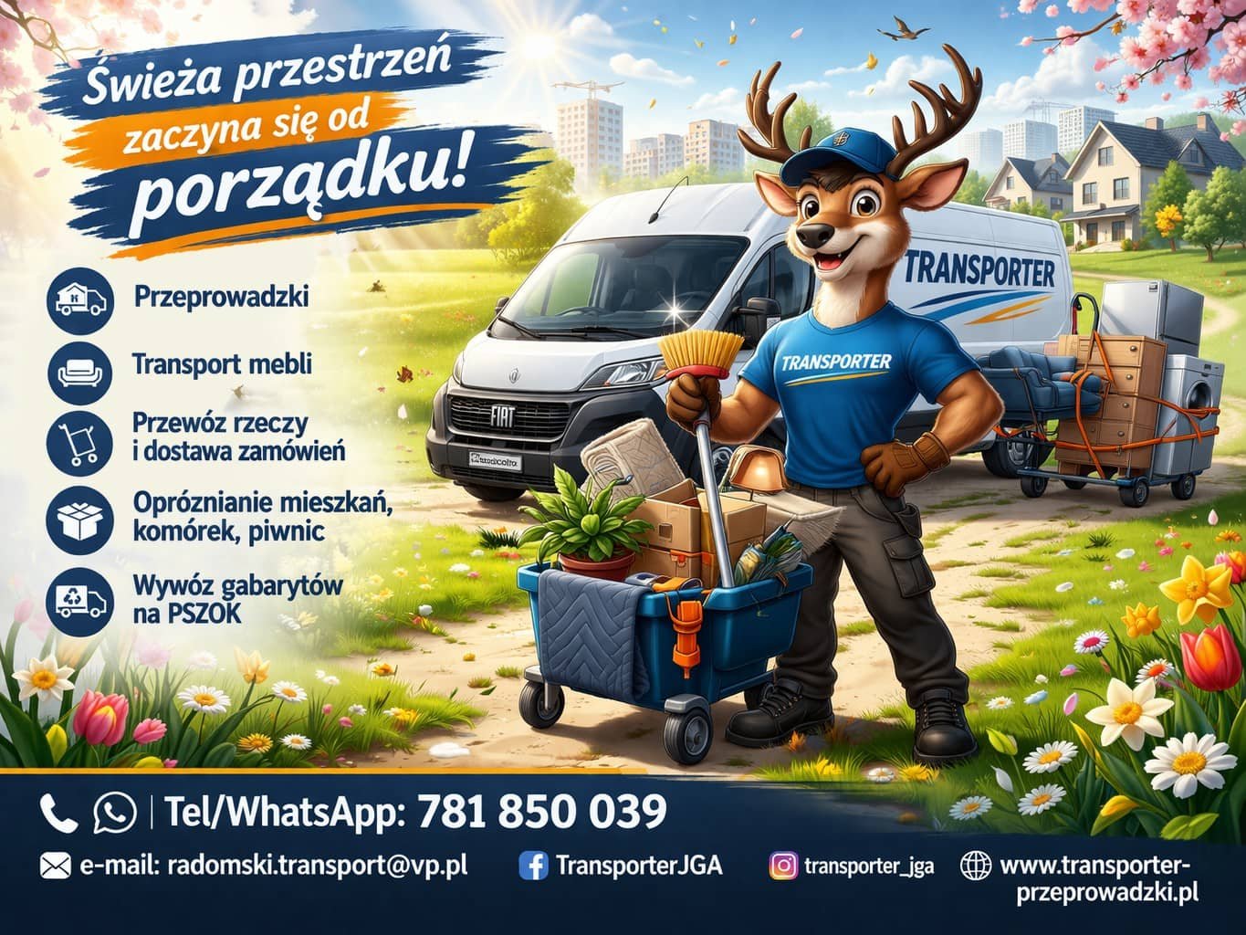 Przeprowadzki | Wywóz gabarytów | Dostawa zamówień