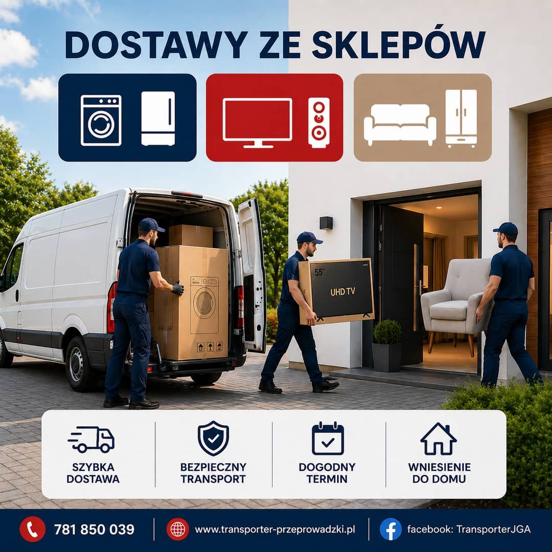 Przeprowadzki | Wywóz gabarytów | Dostawa zamówień