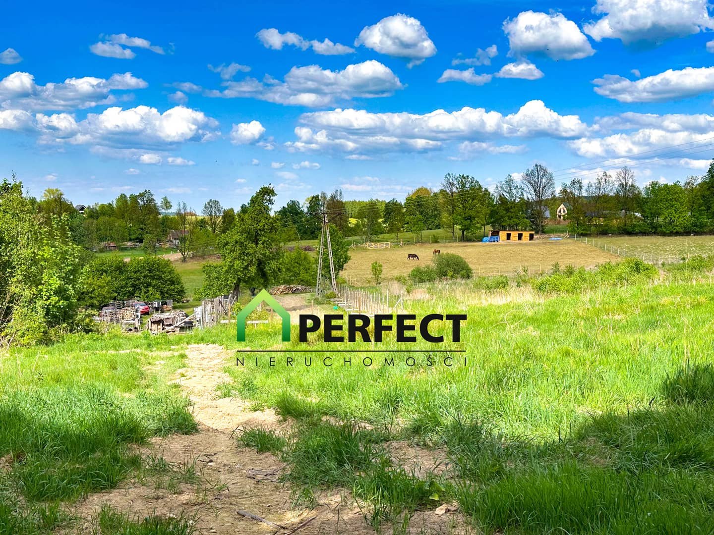 Działka budowlana 1010m² Kromnów z MPZP