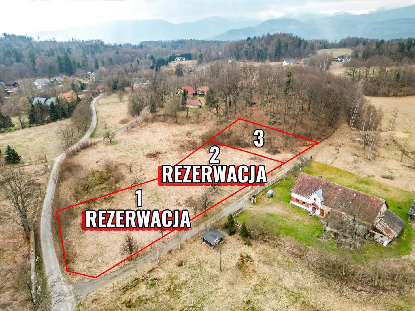 Działka budowlana 1101m² Staniszów