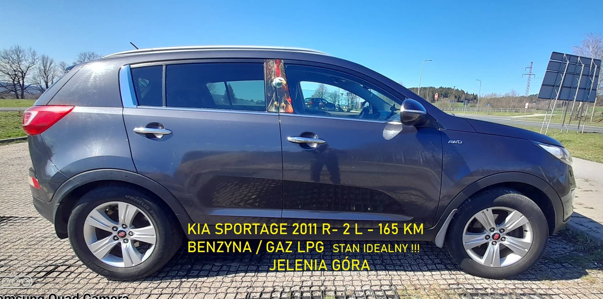 Sprzedam kia-sport. 2011r 2 L 163 KM benz/gaz LPG