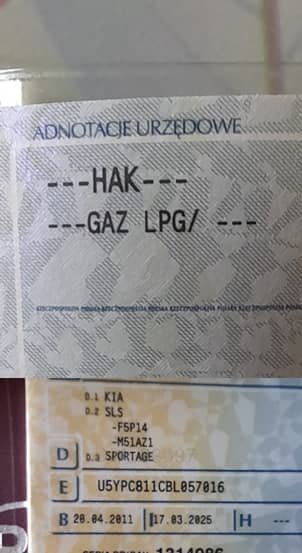 Sprzedam kia-sport. 2011r 2 L 163 KM benz/gaz LPG