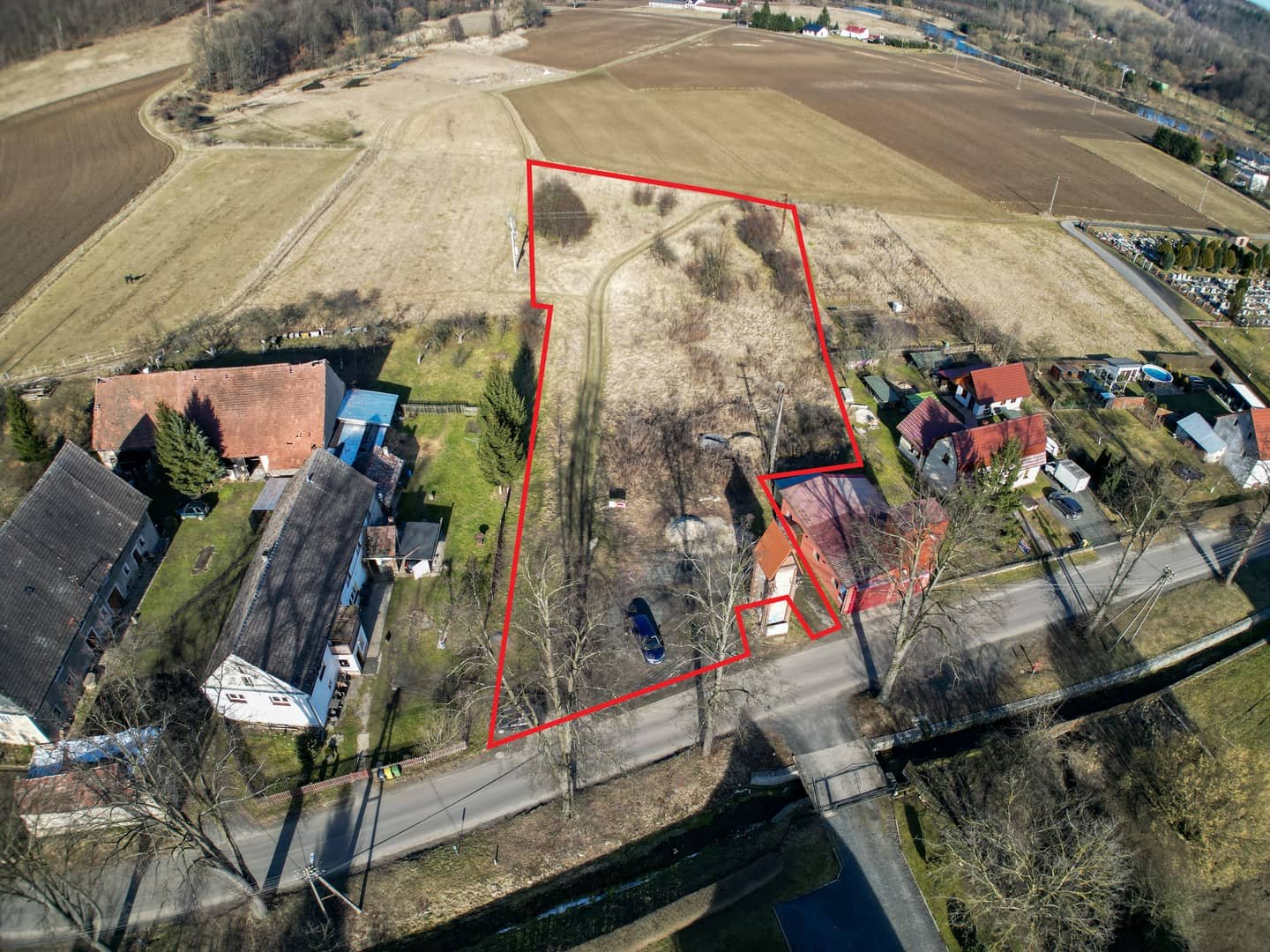 Działki budowlana i rolna 5500m² Pilchowice