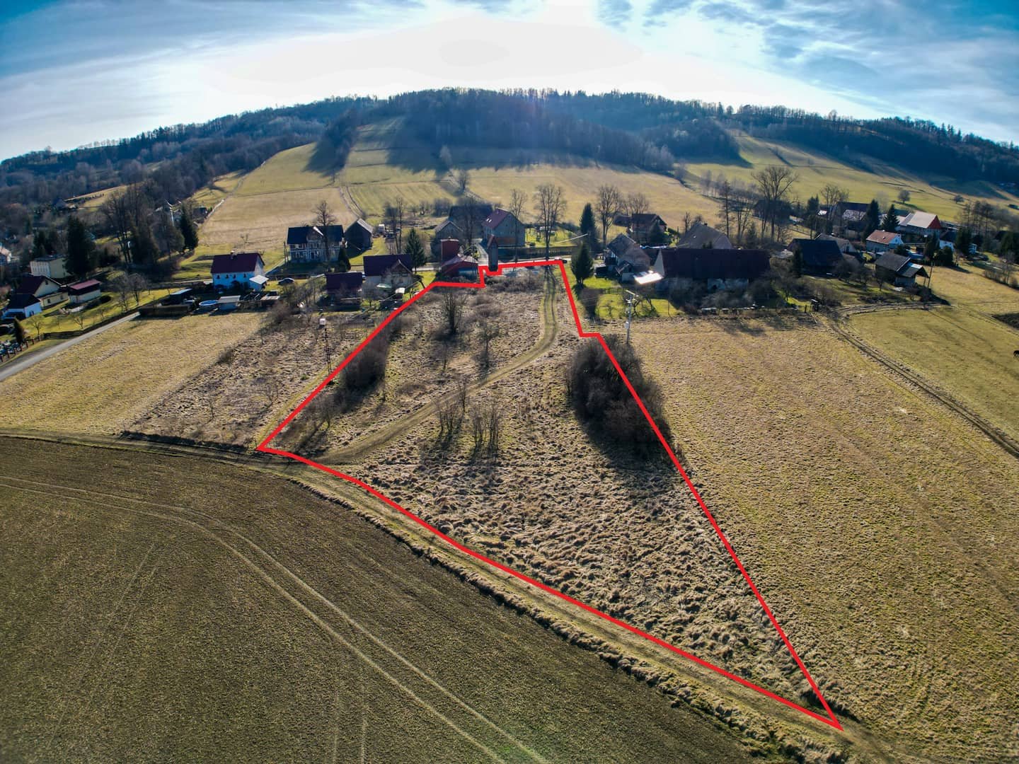 Działki budowlana i rolna 5500m² Pilchowice