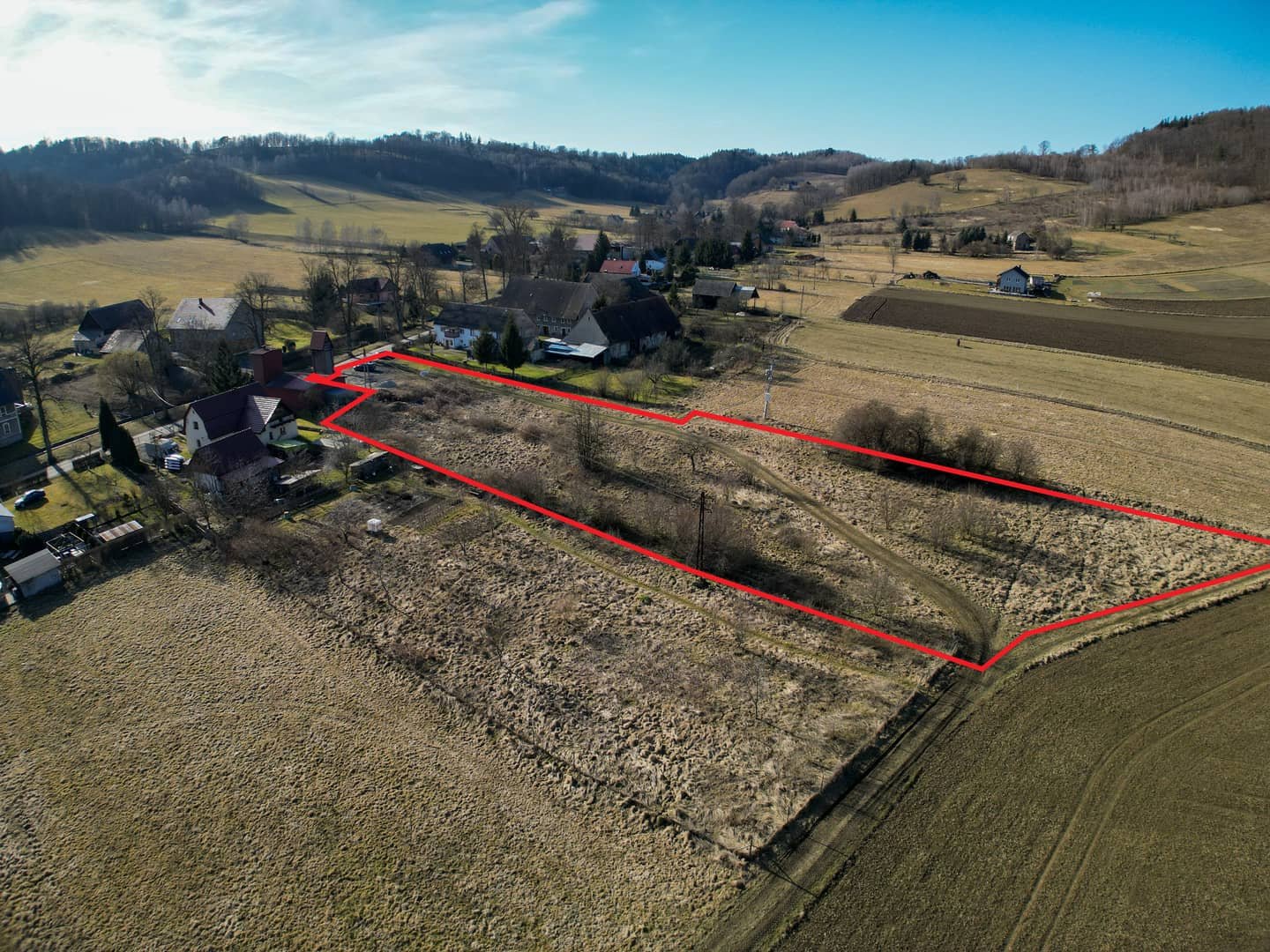 Działki budowlana i rolna 5500m² Pilchowice