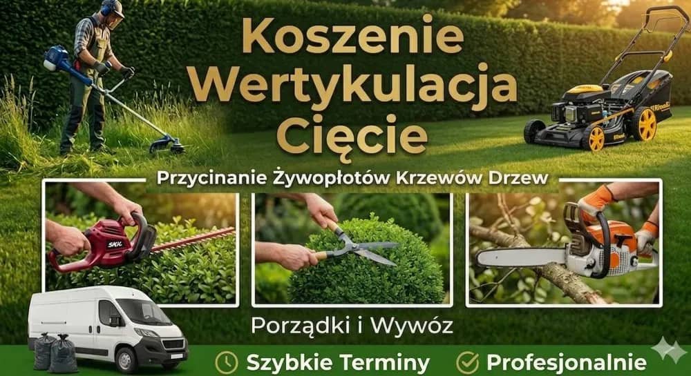 Koszenie trawy / działek /ogrodów – szybko i tanio