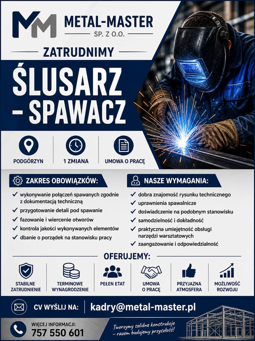 Ślusarz-spawacz