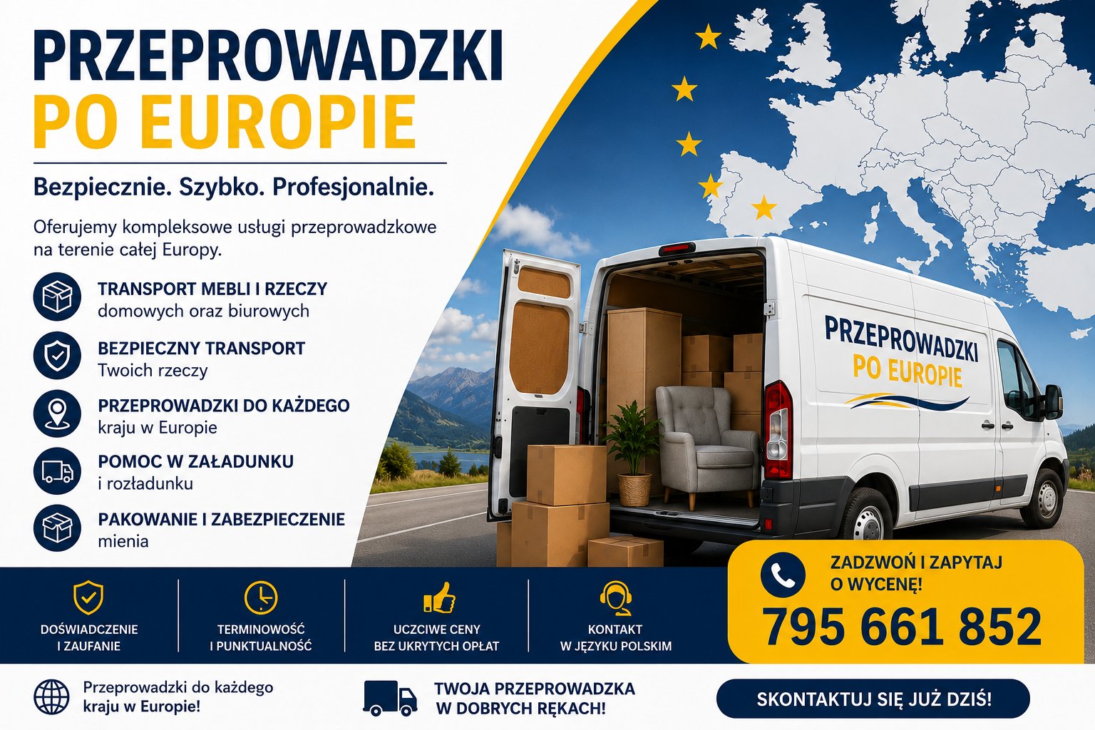 PRZEPROWADZKI KRAJOWE I MIĘDZYNARODOWE