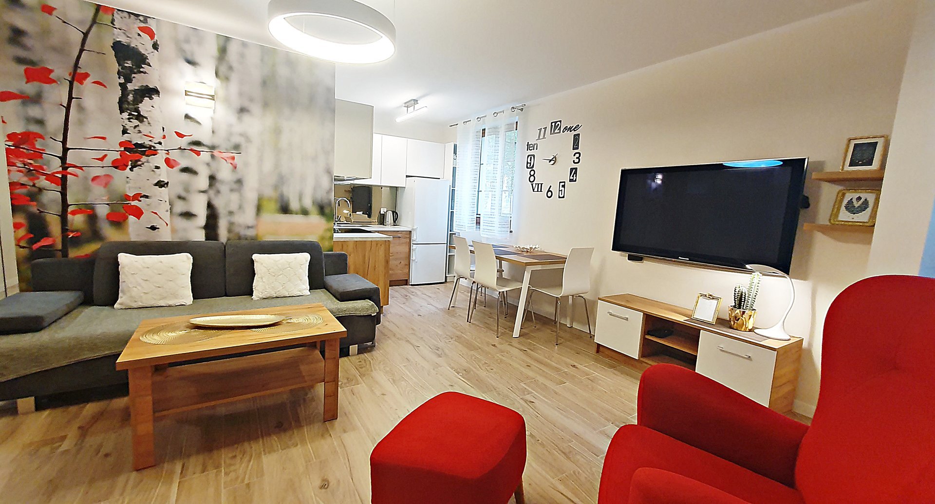 Piękny, w pełni wyposażony apartament w Karpaczu z balkonem, na parterze 36m2