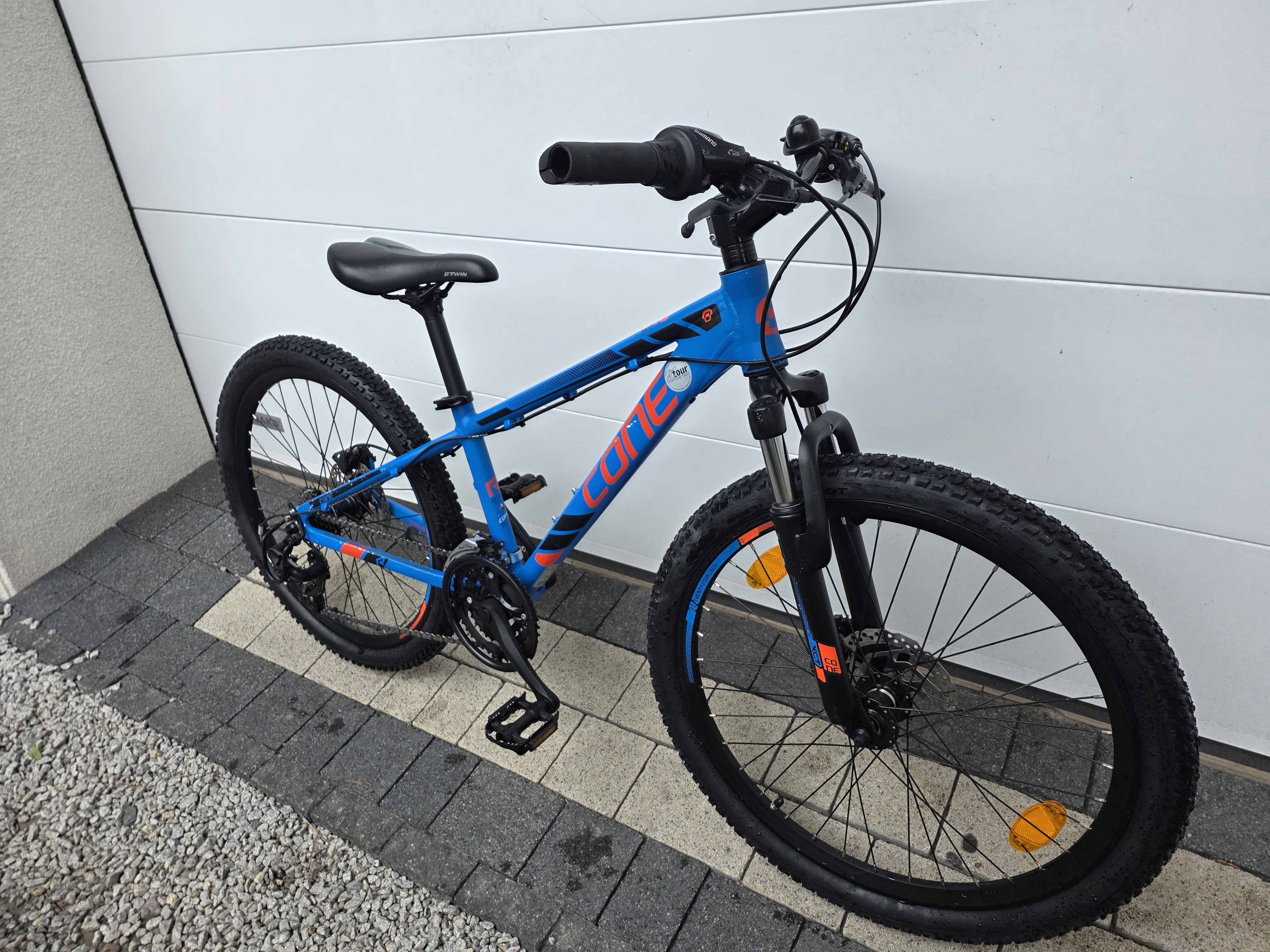 Rower górski dziecięcy CONE R KIDS-koła 24",SHIMANO,hydraulika,rama alu.-zadbany