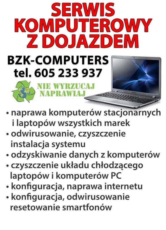 Serwis komputerowy z dojazdem.