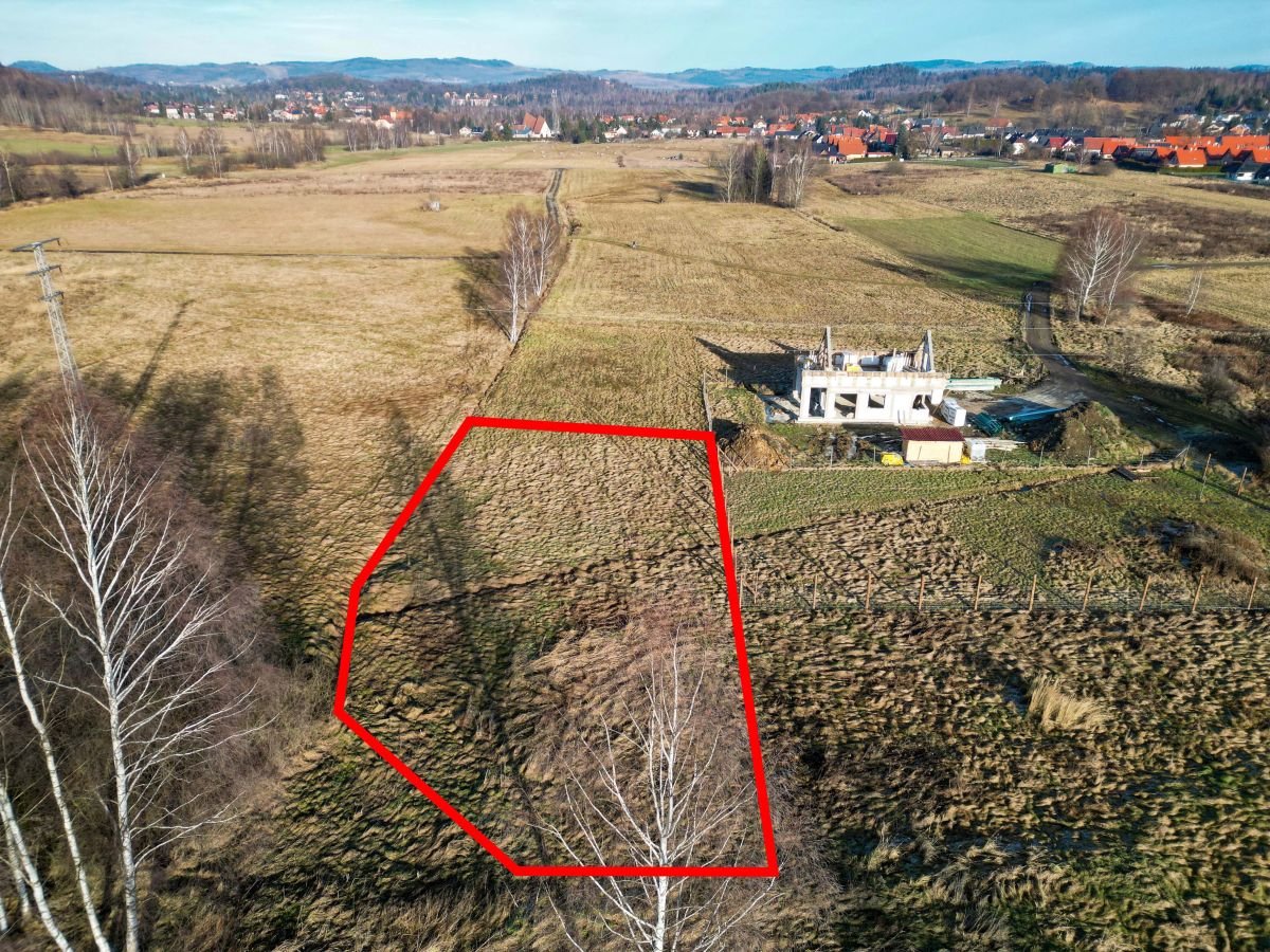Działka budowlana 1018 m2 - Czarne, Jelenia Góra