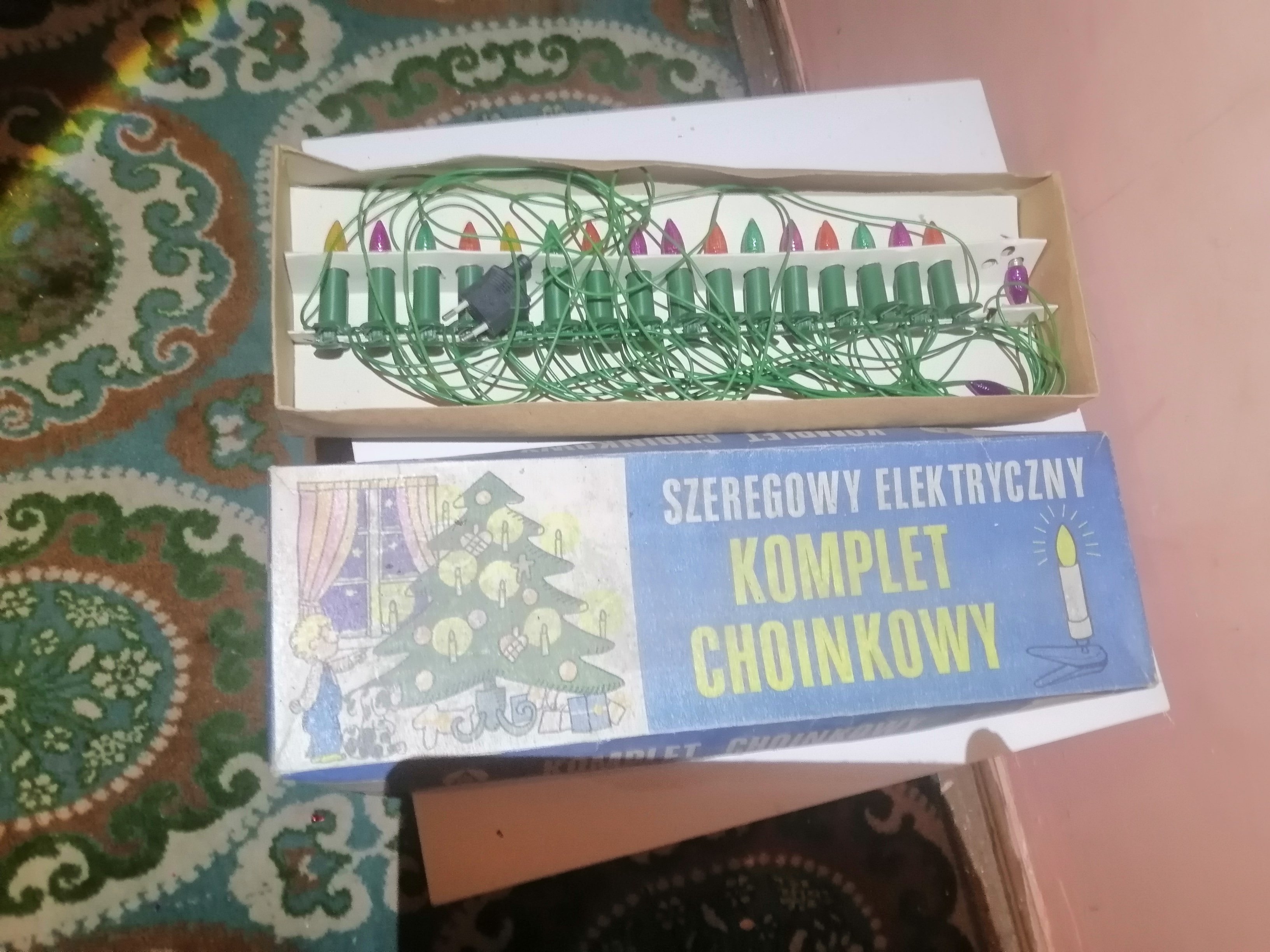 Bombki i ozdoby choinkowe PRL
