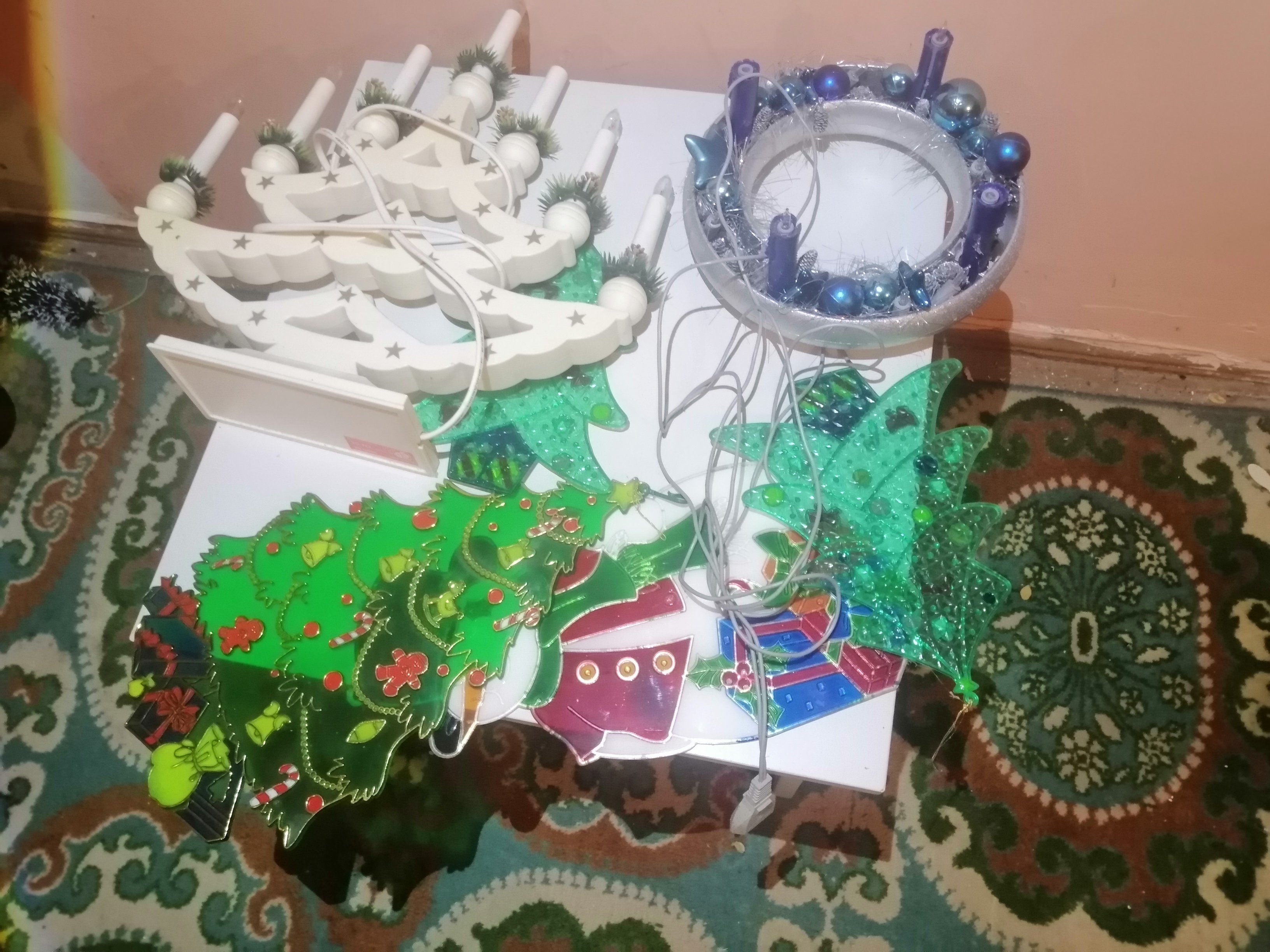 Bombki i ozdoby choinkowe PRL