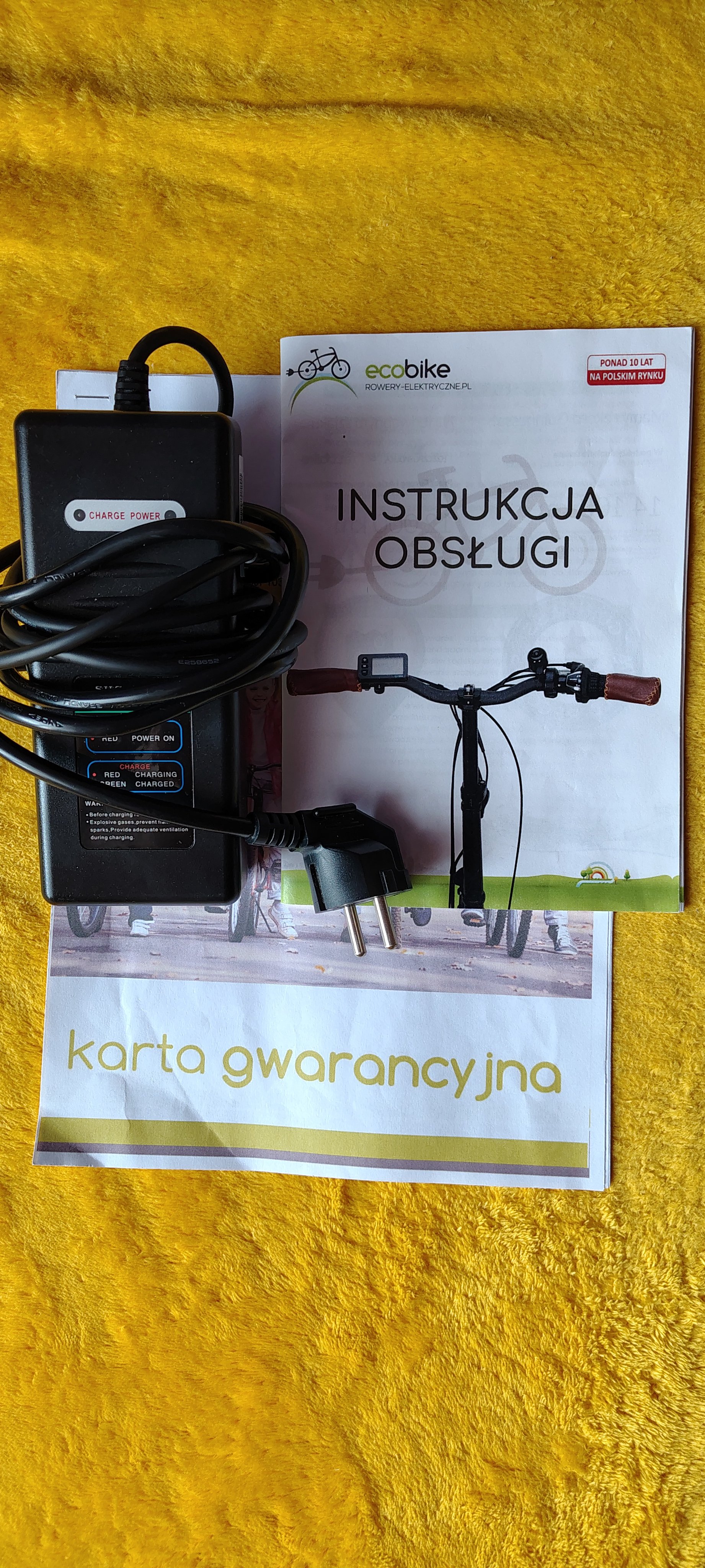 Rower elektryczny Ecobike. Składak.