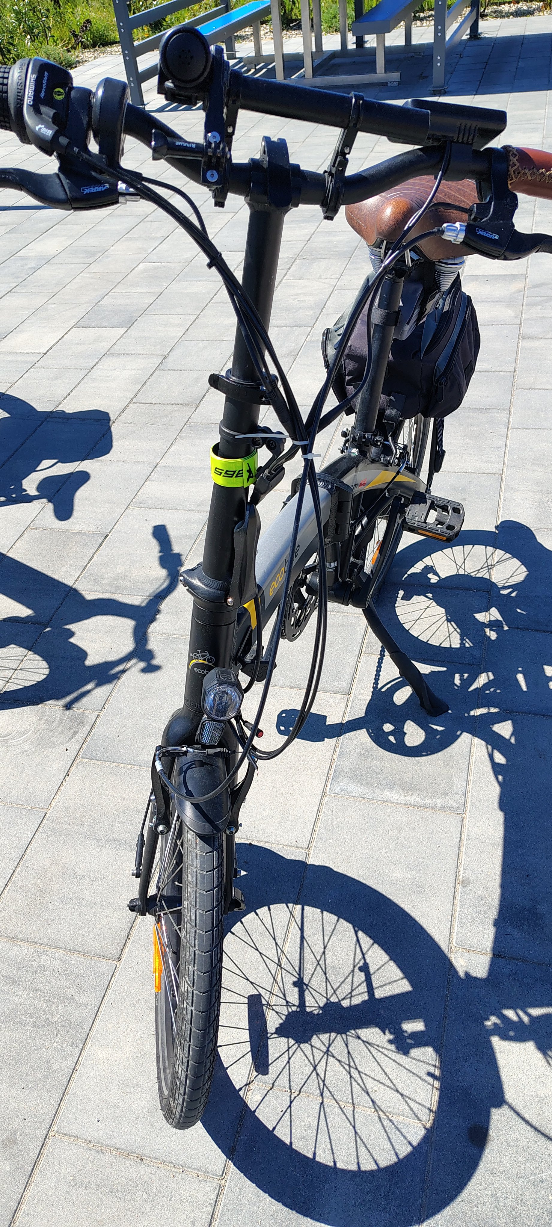 Rower elektryczny Ecobike. Składak.