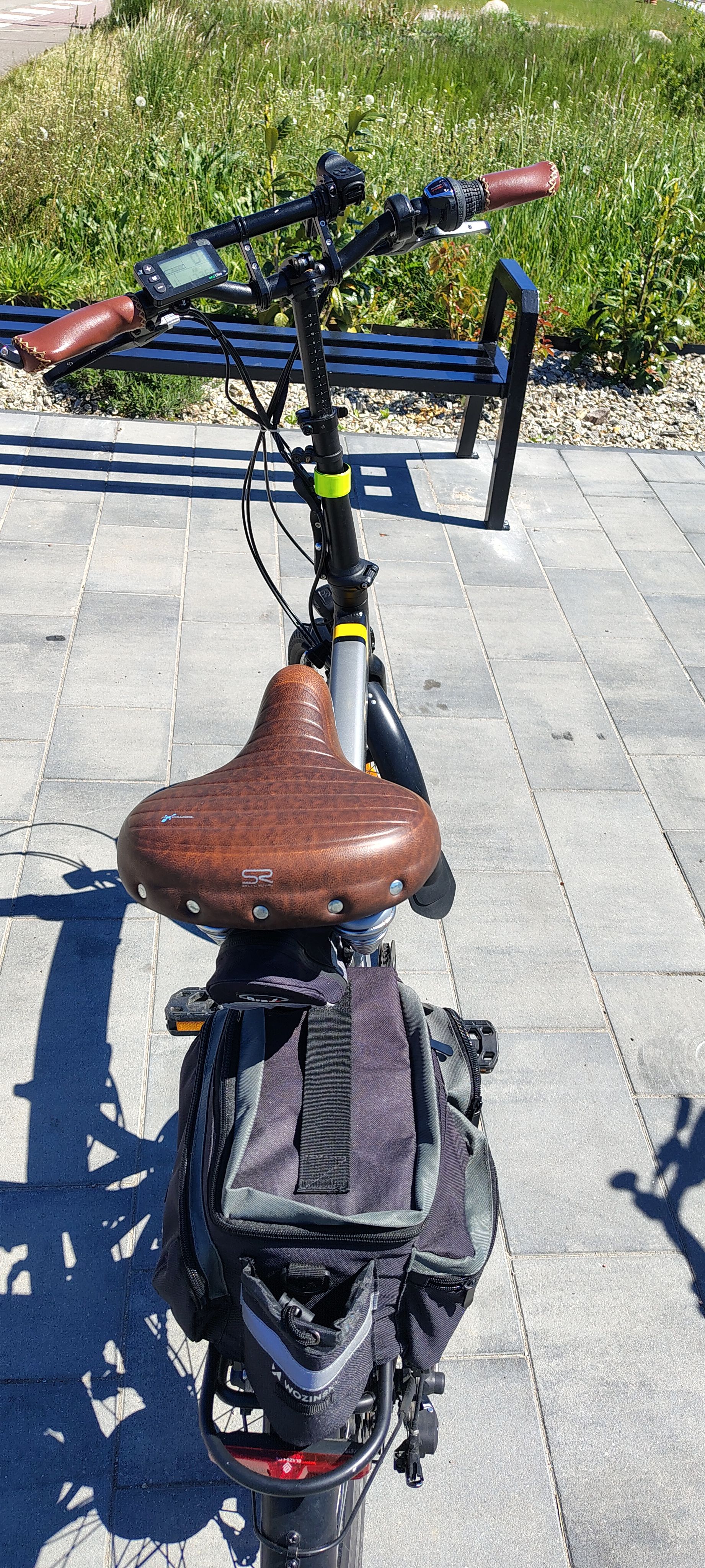 Rower elektryczny Ecobike. Składak.