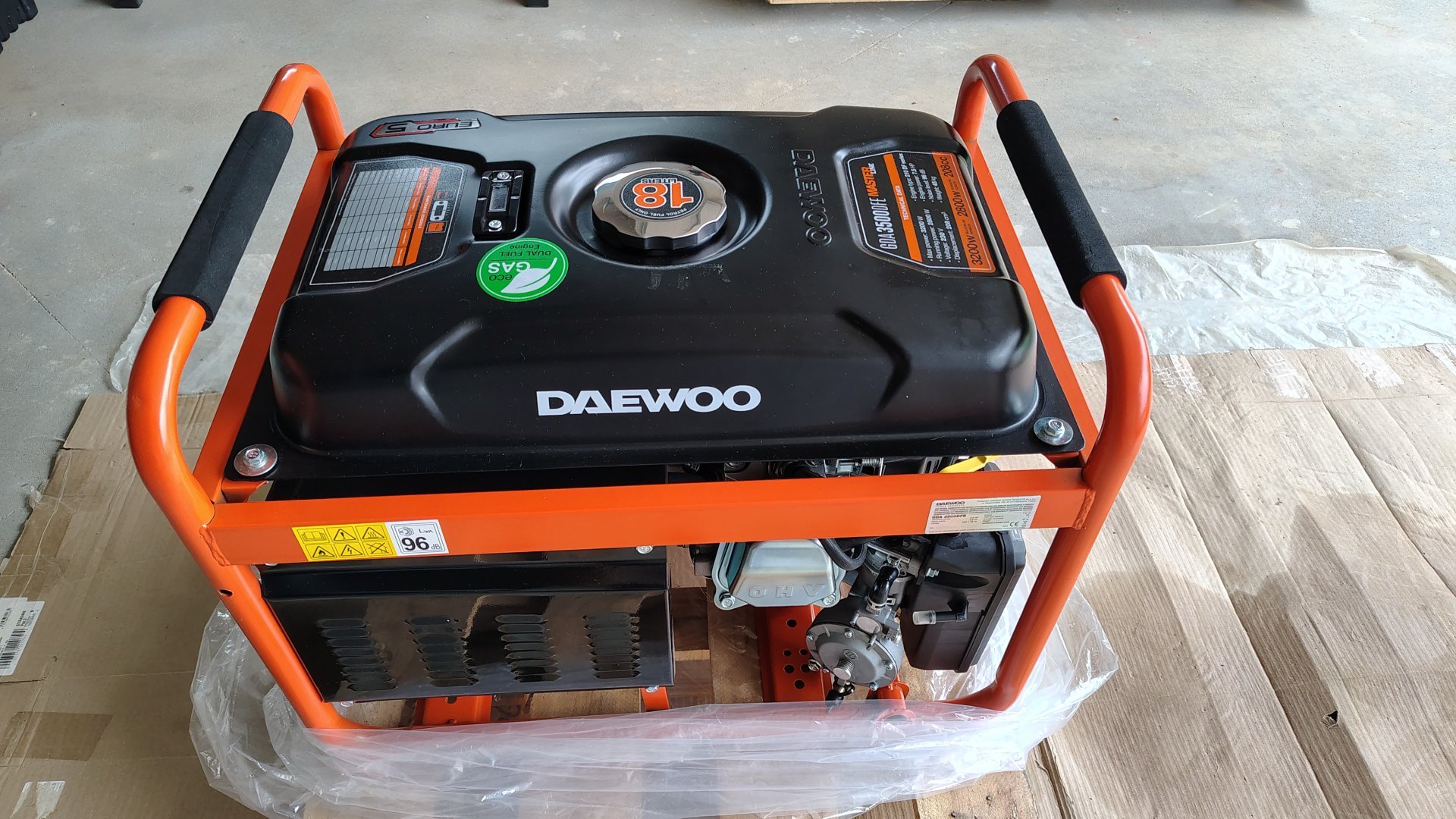 Agregat prądotwórczy Daewoo GDA 3500DFE | LPG/Benzyna | Gwarancja | Koła | Stan BDB
