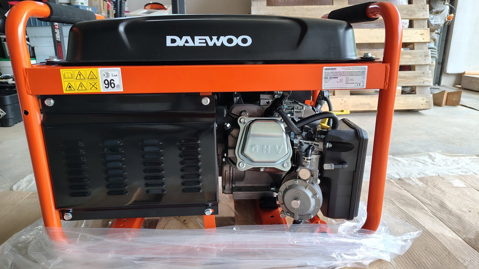 Agregat prądotwórczy Daewoo GDA 3500DFE | LPG/Benzyna | Gwarancja | Koła | Stan BDB