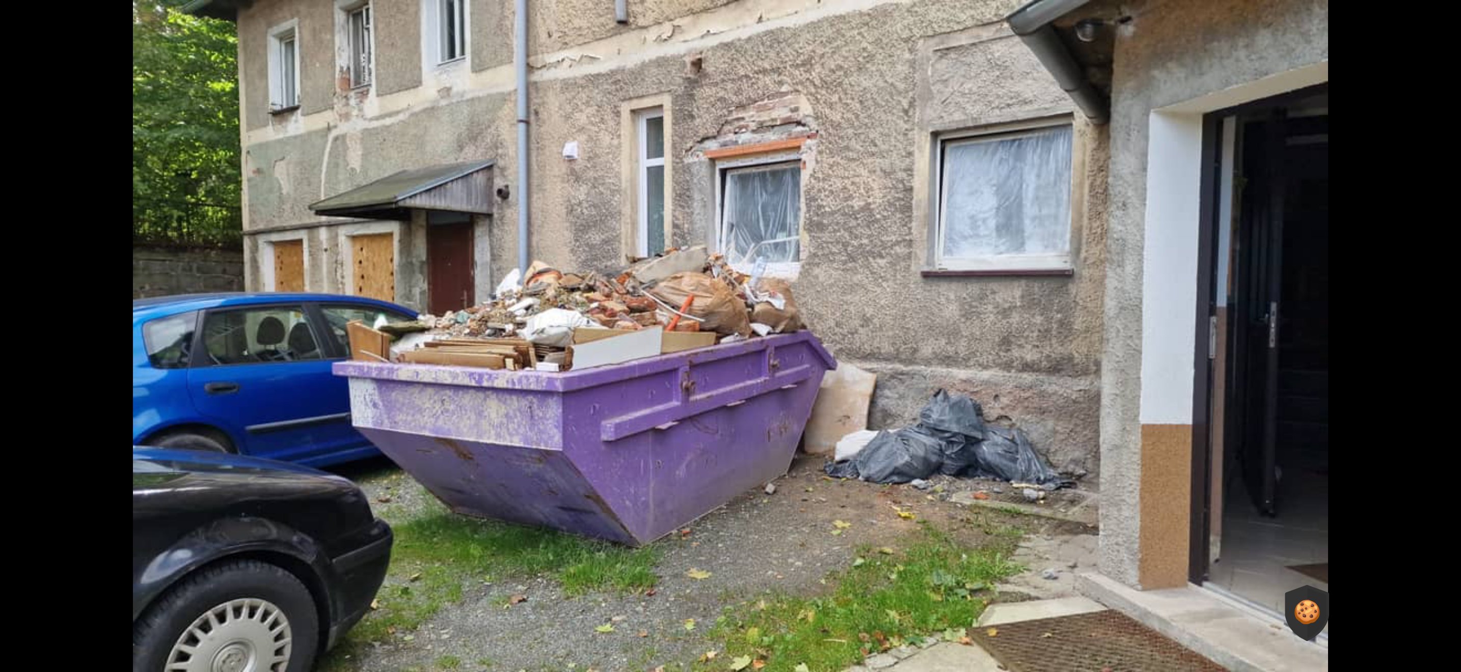 Kontener Kontenery na odpady budowlane zmieszane gruz