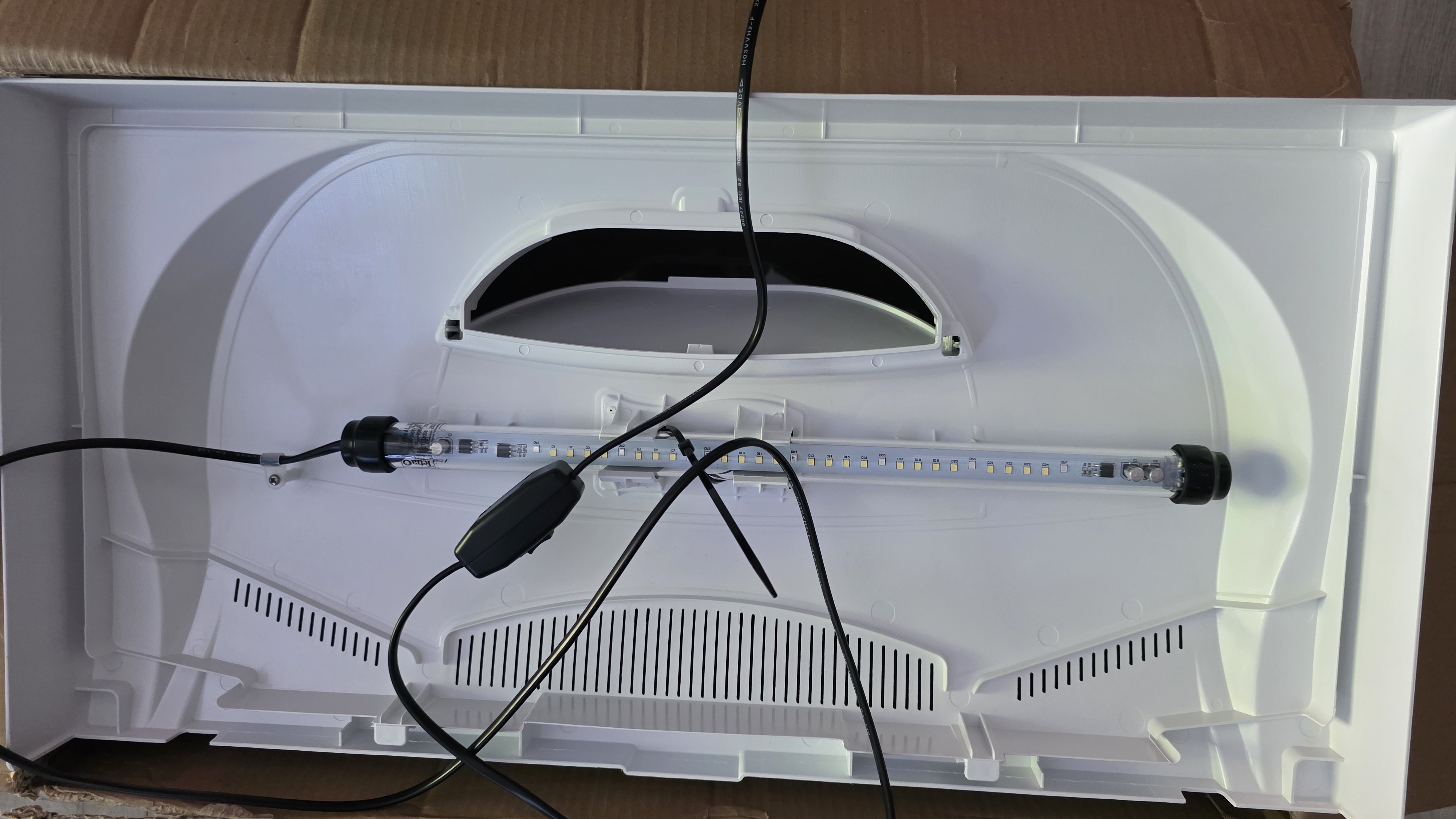 Akwarium 54 litry komplet filtr grzałka led NOWE