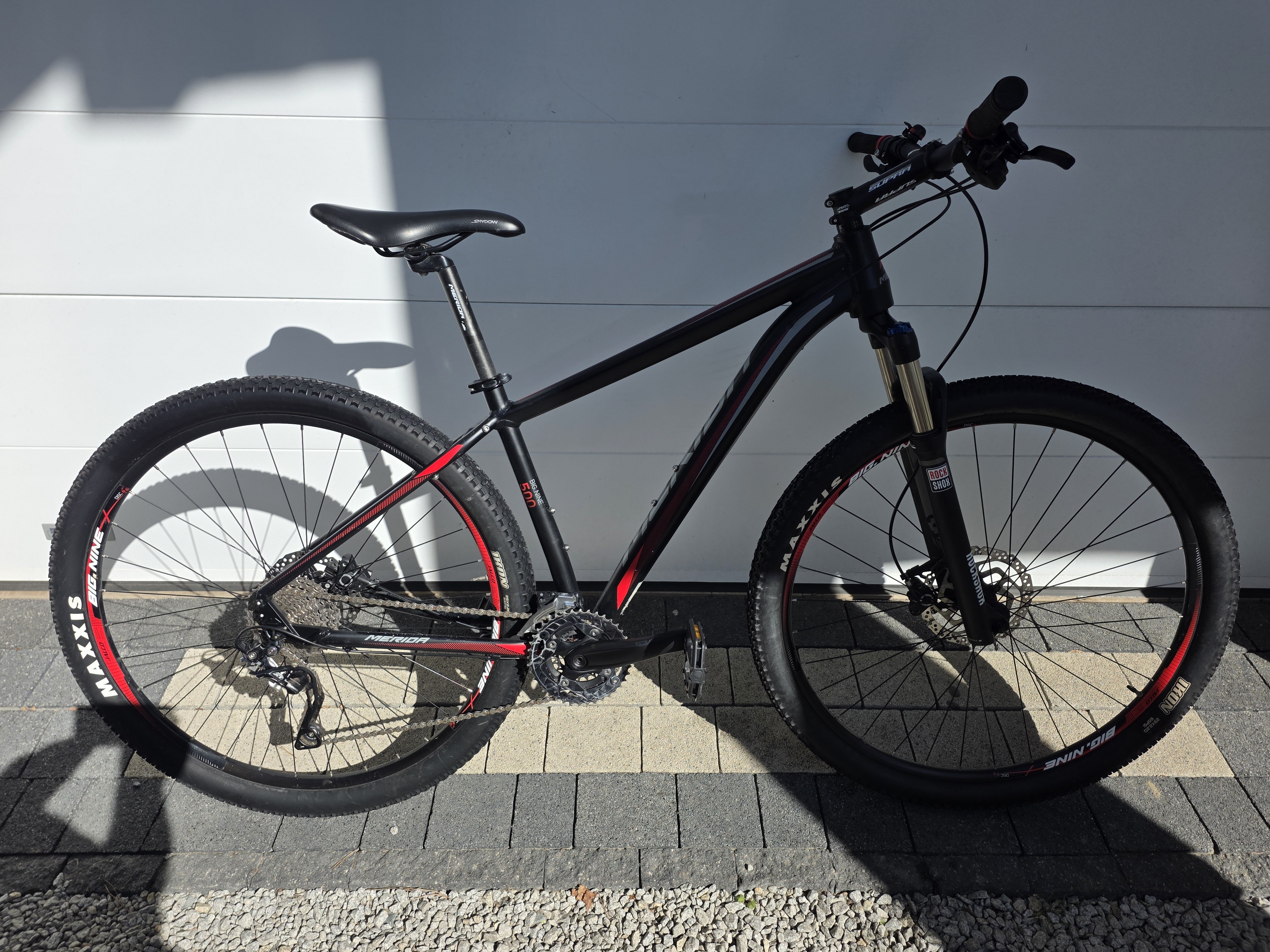 Rower górski MERIDA BIG.NINE 500-koła 29",DEORE XT,ROCKSHOX,rama 18",platformy-OKAZJA