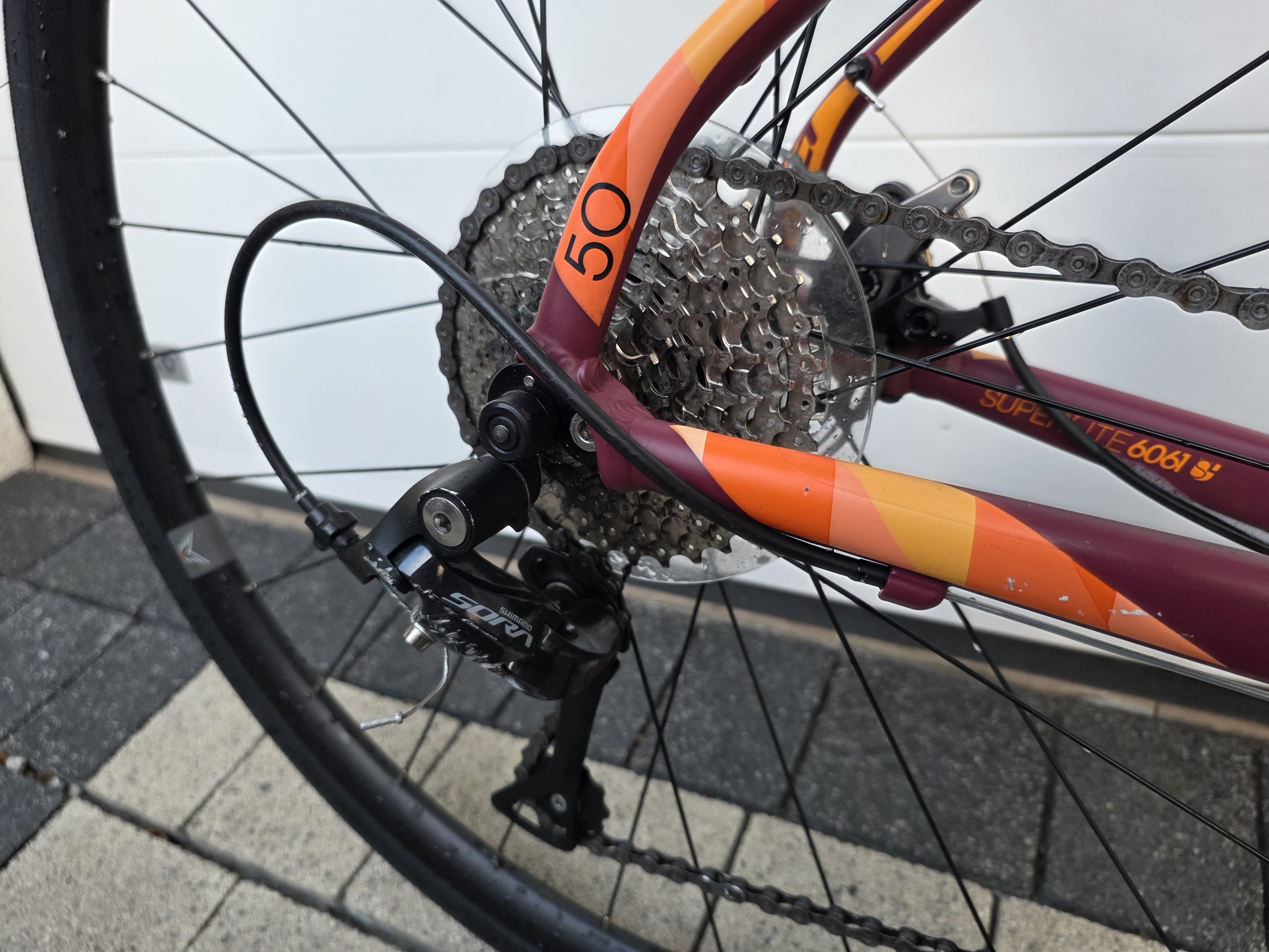 Rower gravel FELT 50 FIT WOMEN-SORA,tarczówki,2x9,rozmiar 47-zadbany