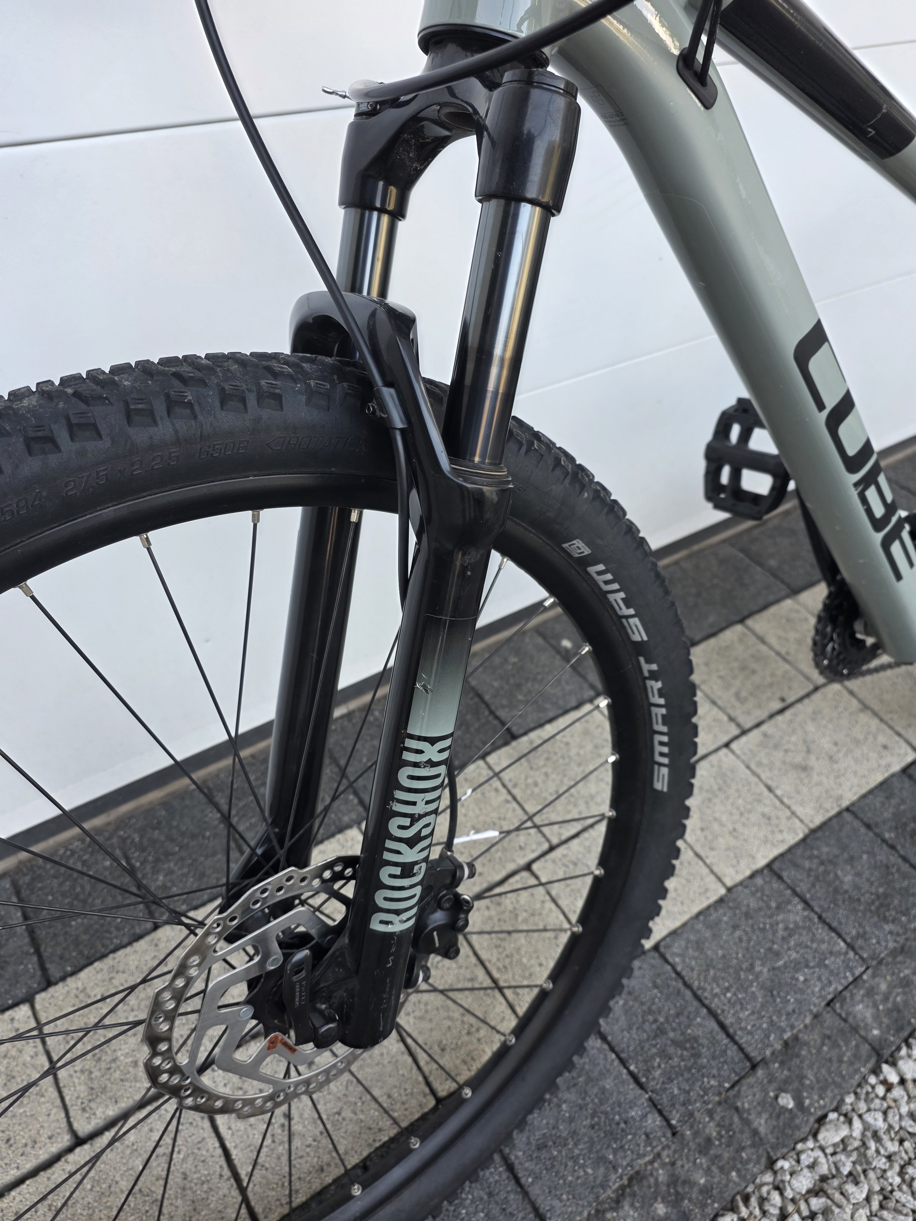 Rower górski CUBE ATTENTION C-koła 27,5",DEORE,ROCKSHOX,rama S,2x11-okazja