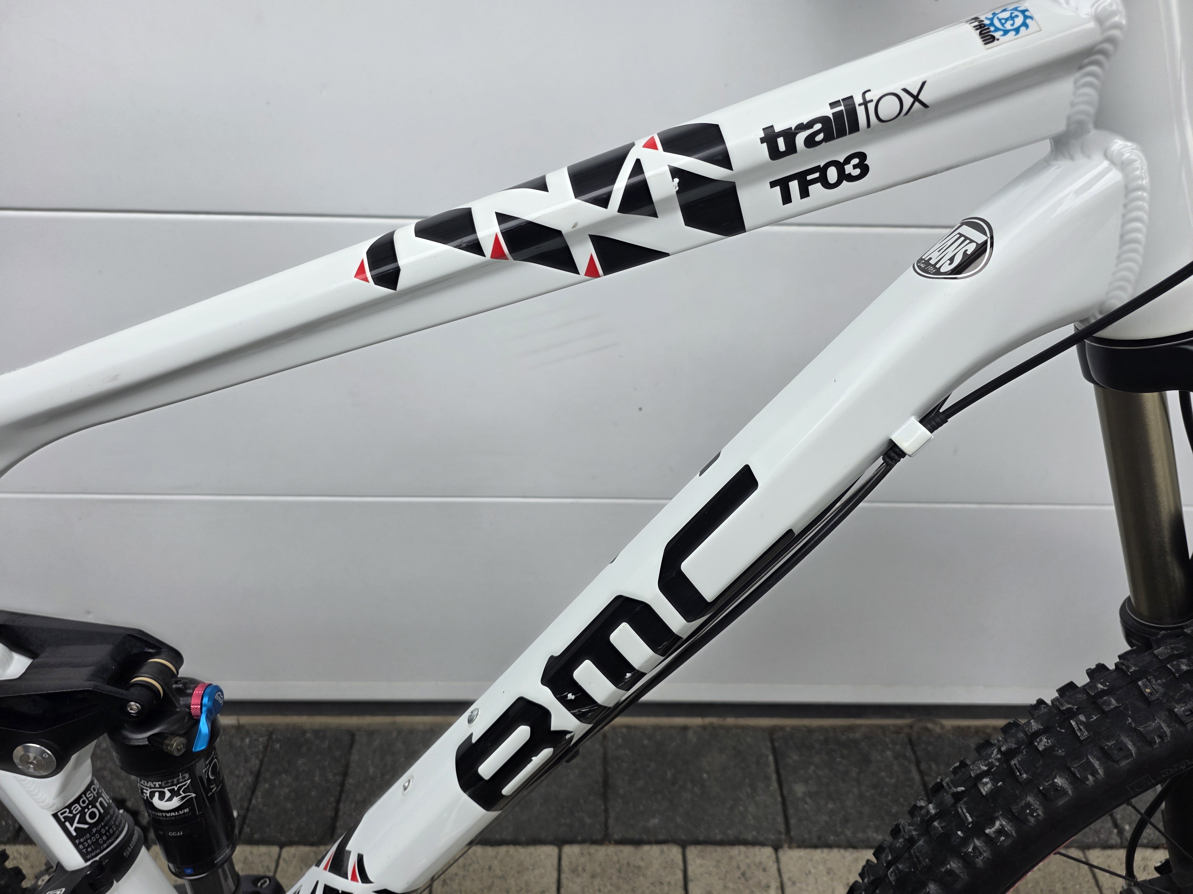Rower górski BMC TRAIL FOX TF03 FULL-FOX,rama L,DEORE XT,DT Swiss,3x10