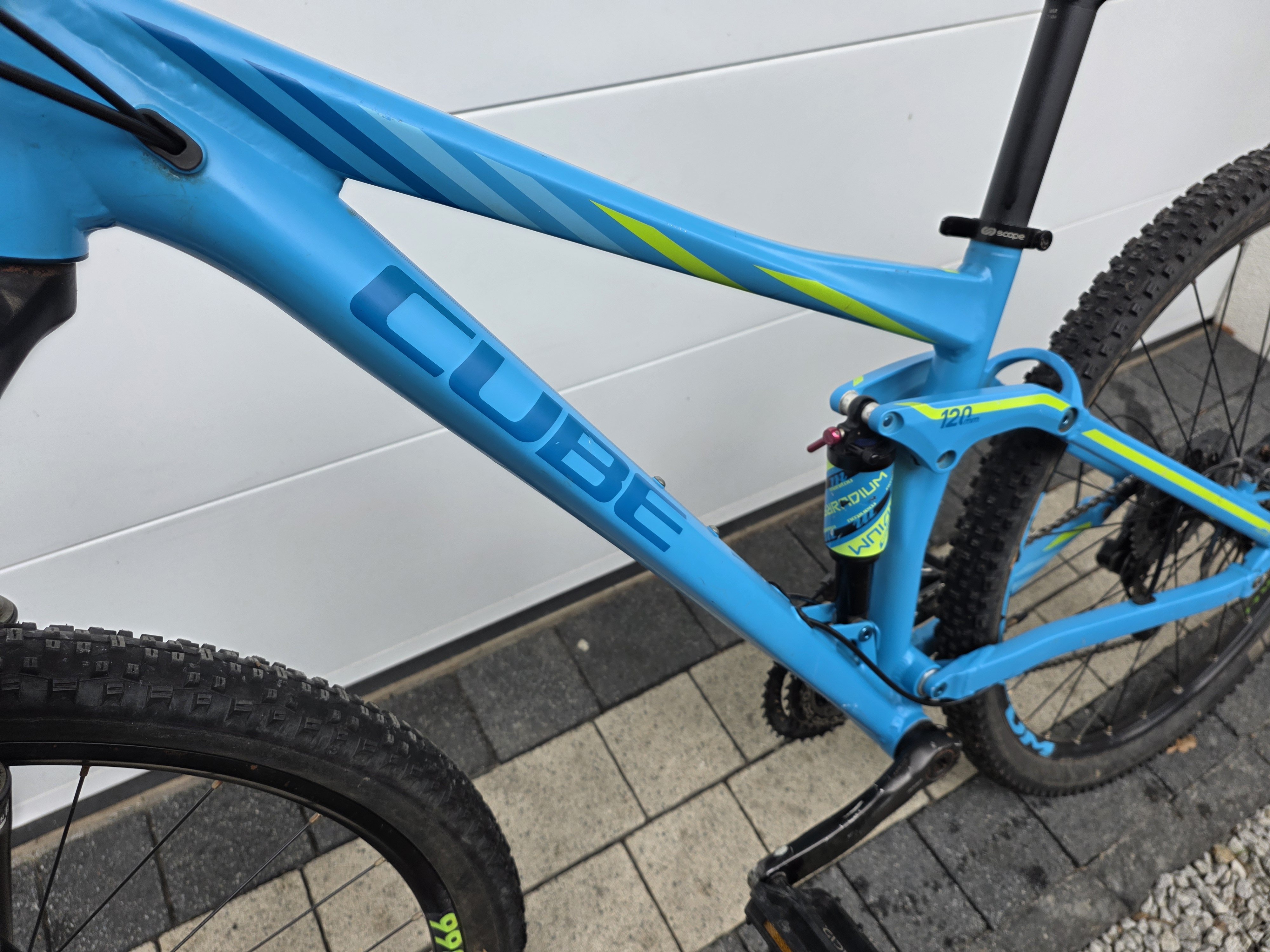 Rower górski CUBE STING PRO 120mm-koła 29",DEORE XT,ROCKSHOX,rama 17"