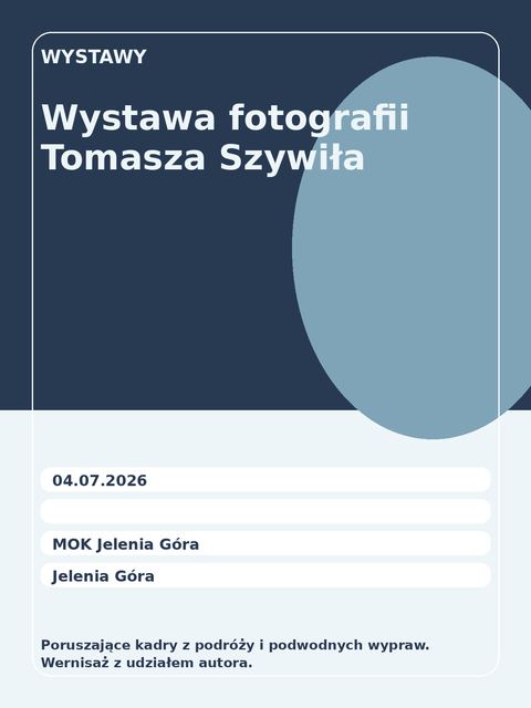 Podwodne wyprawy. Wystawa fotografii Tomasza Szywiła