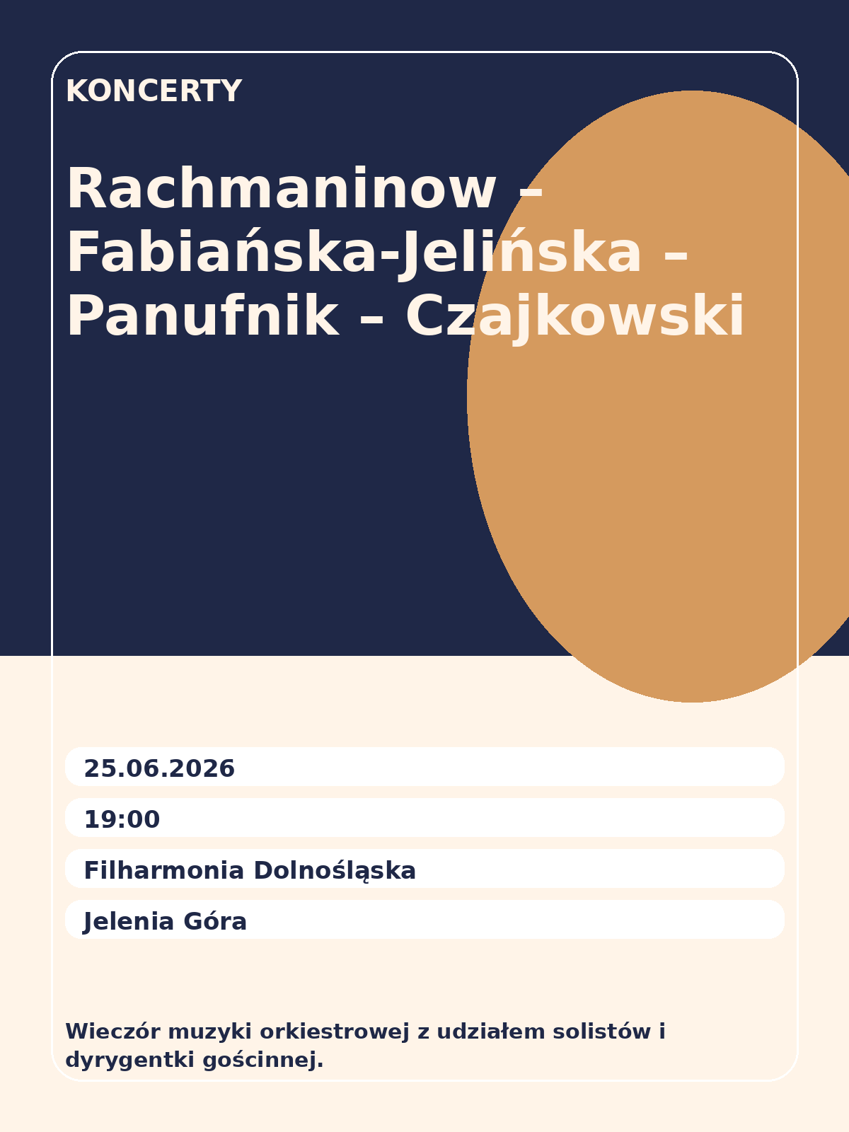 Rachmaninow – Fabiańska-Jelińska – Panufnik – Czajkowski