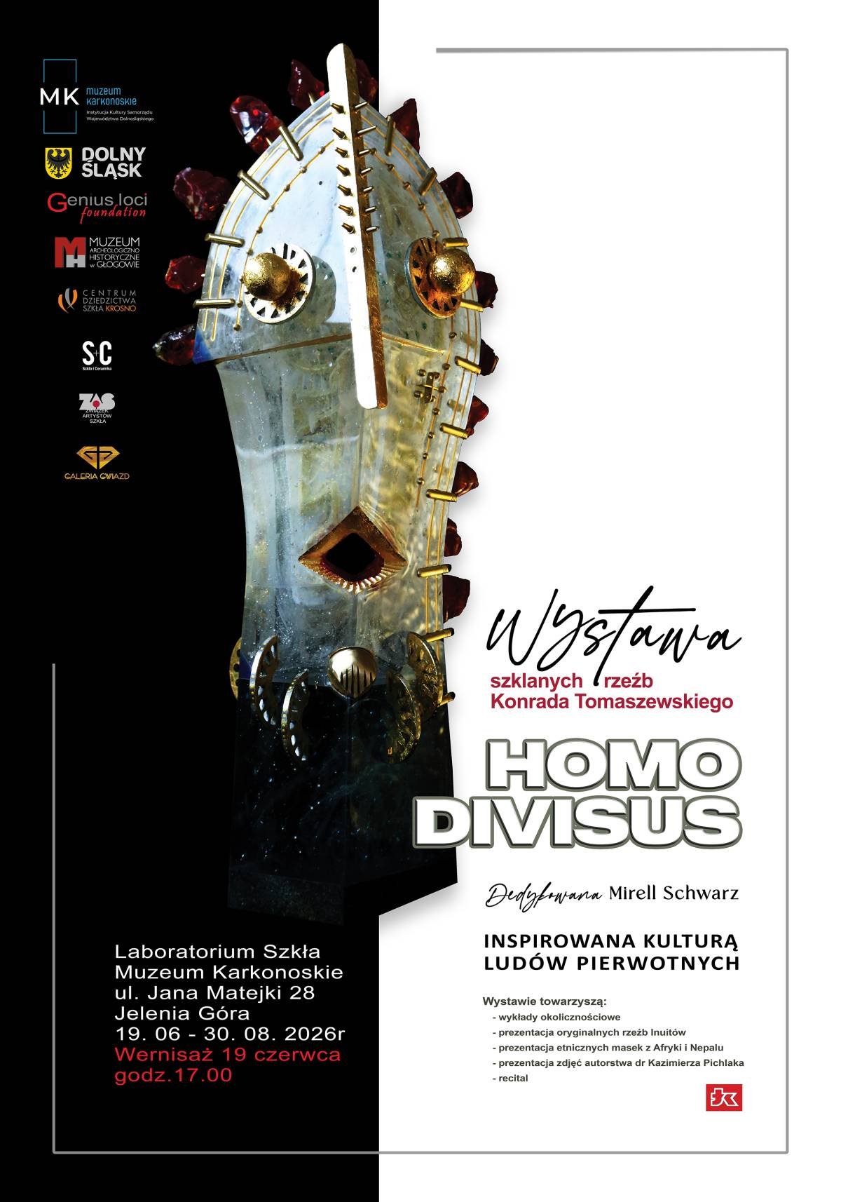 Homo Divisus - wernisaż wystawy szklanych rzeźb Konrada Tomaszewskiego