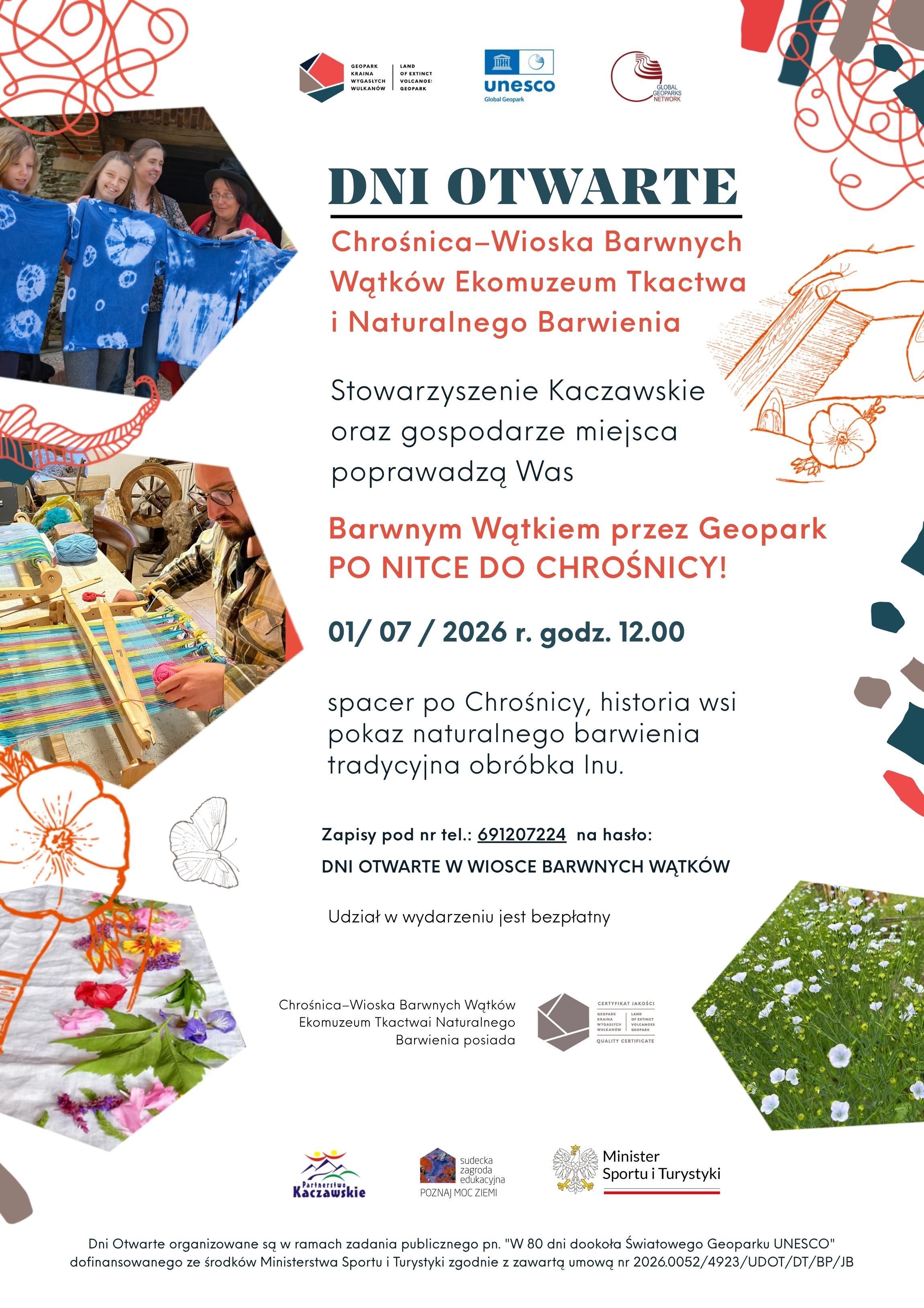 Barwnym wątkiem przez Geopark, po nitce do Chrośnicy.