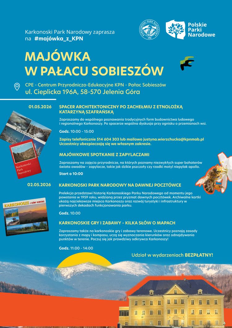 Majówka w Pałacu Sobieszów