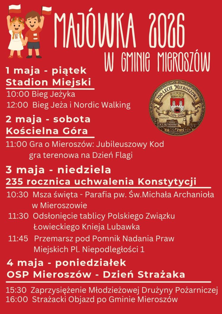 Majówka w Gminie Mieroszów