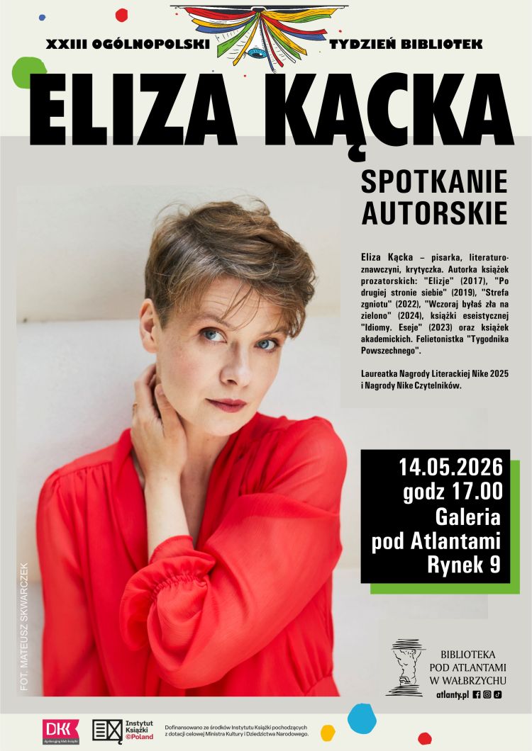 Spotkanie autorskie Elizą Kącką