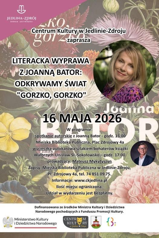 Spotkanie z Joanną Bator