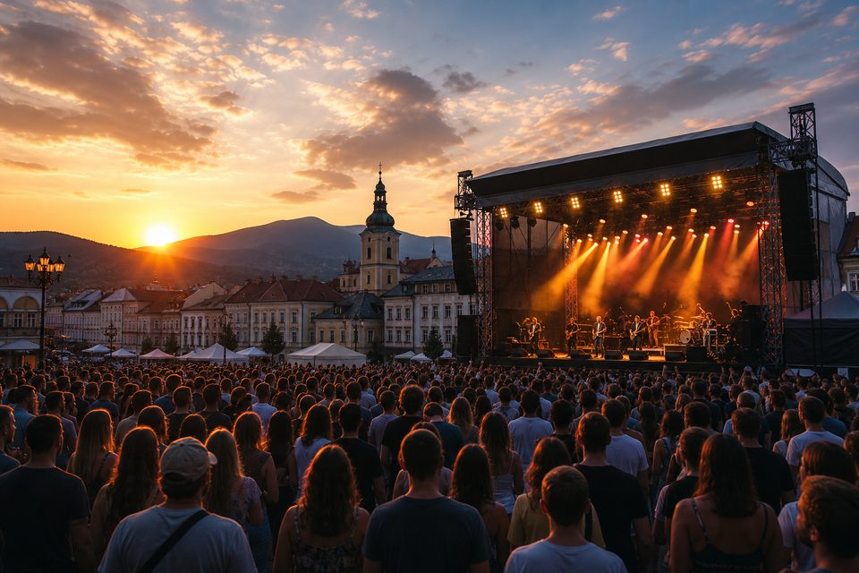 Koncert na jeleniogórskim Rynku