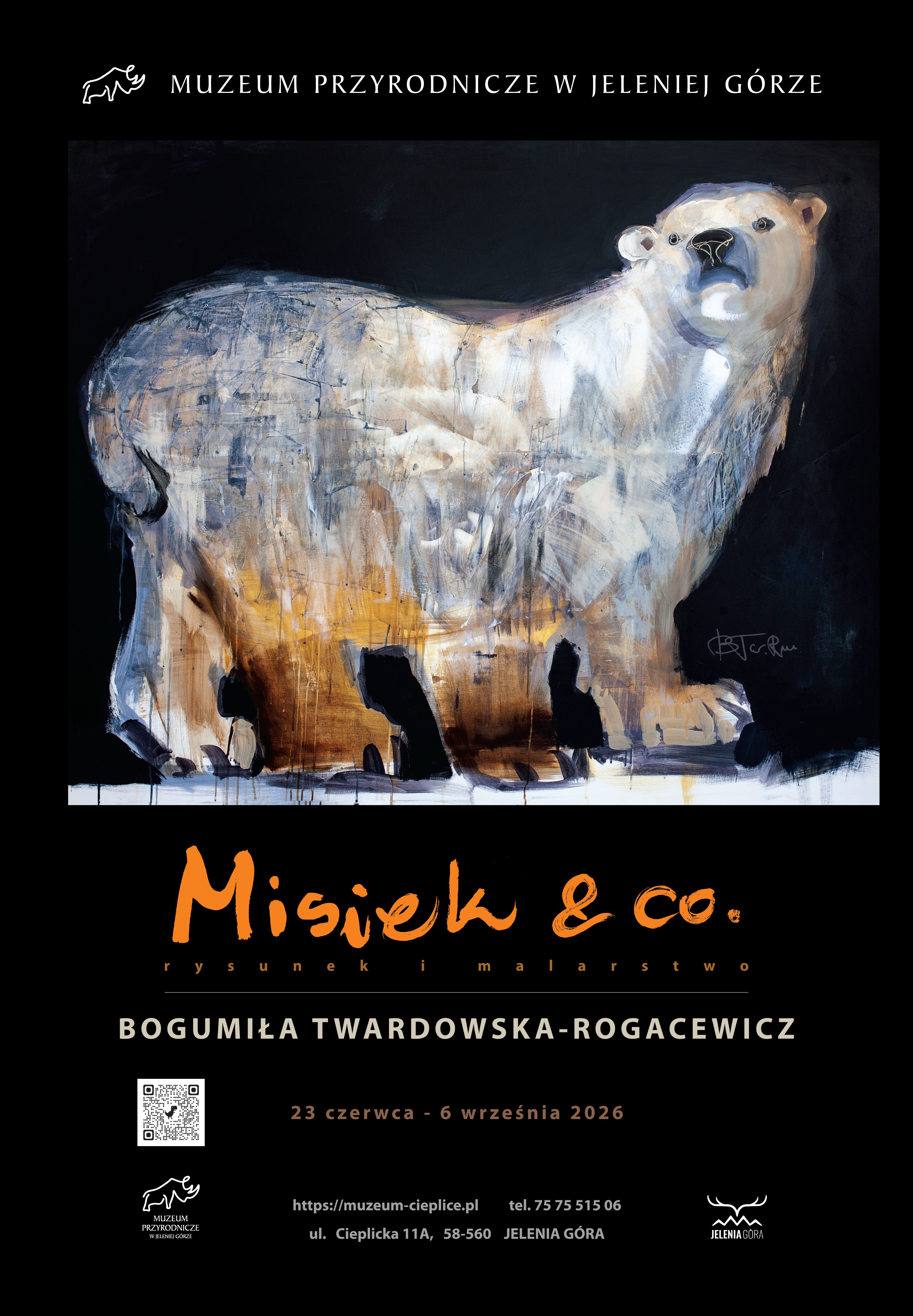"Misiek & co," - wystawa malarstwa i rysunku Bogumiły Twardowskiej-Rogacewicz w Muzeum Przyrodniczym w Jeleniej Górze