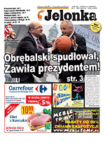 Okładka Gazety Jelonka.com, numer 217 z 6 grudnia 2010
