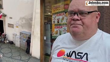 Bezdomny przeszkadza na Konopnickiej