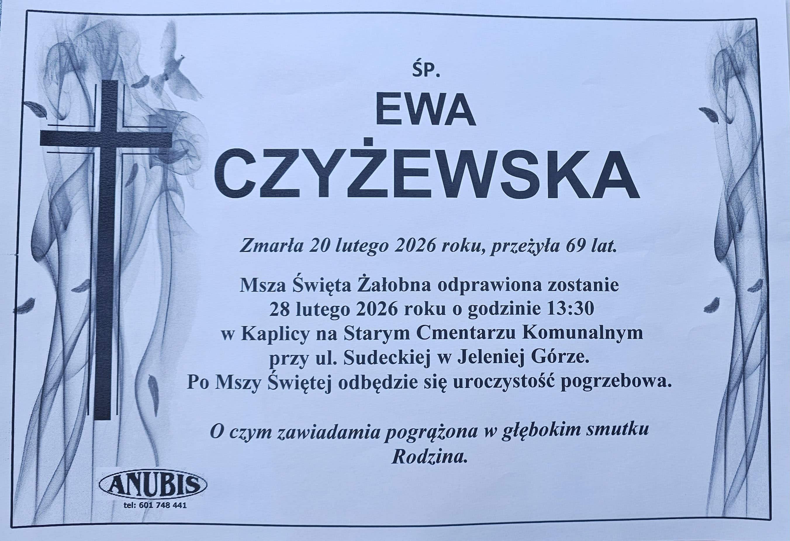 Zmarła Ewa Czyżewska